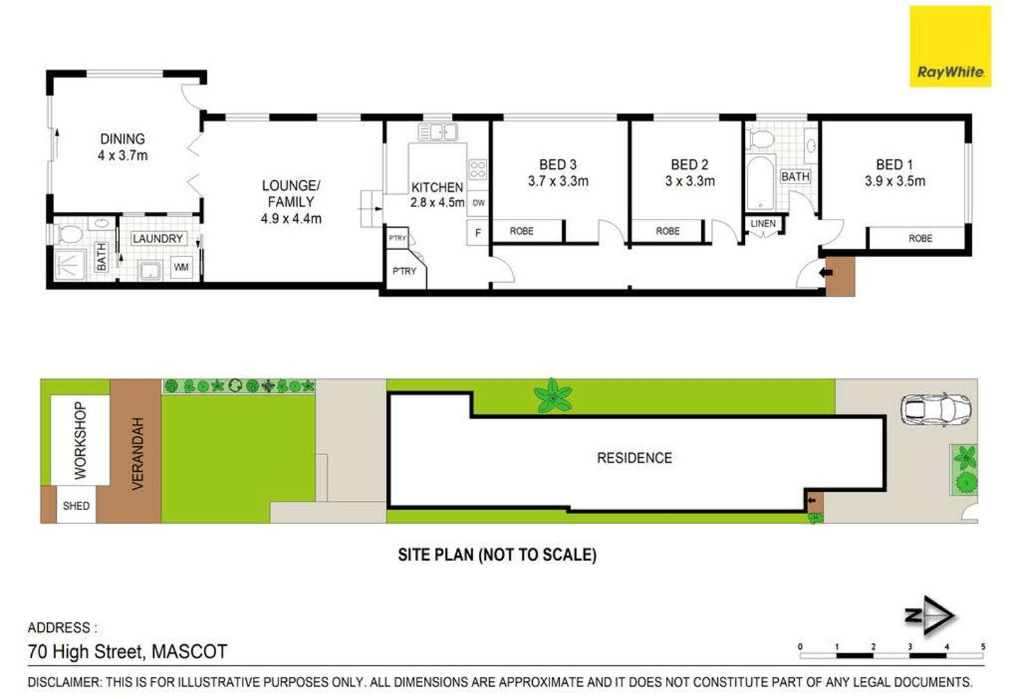 Floorplan of Homely house listing, 70 High Street, Mascot NSW 2020