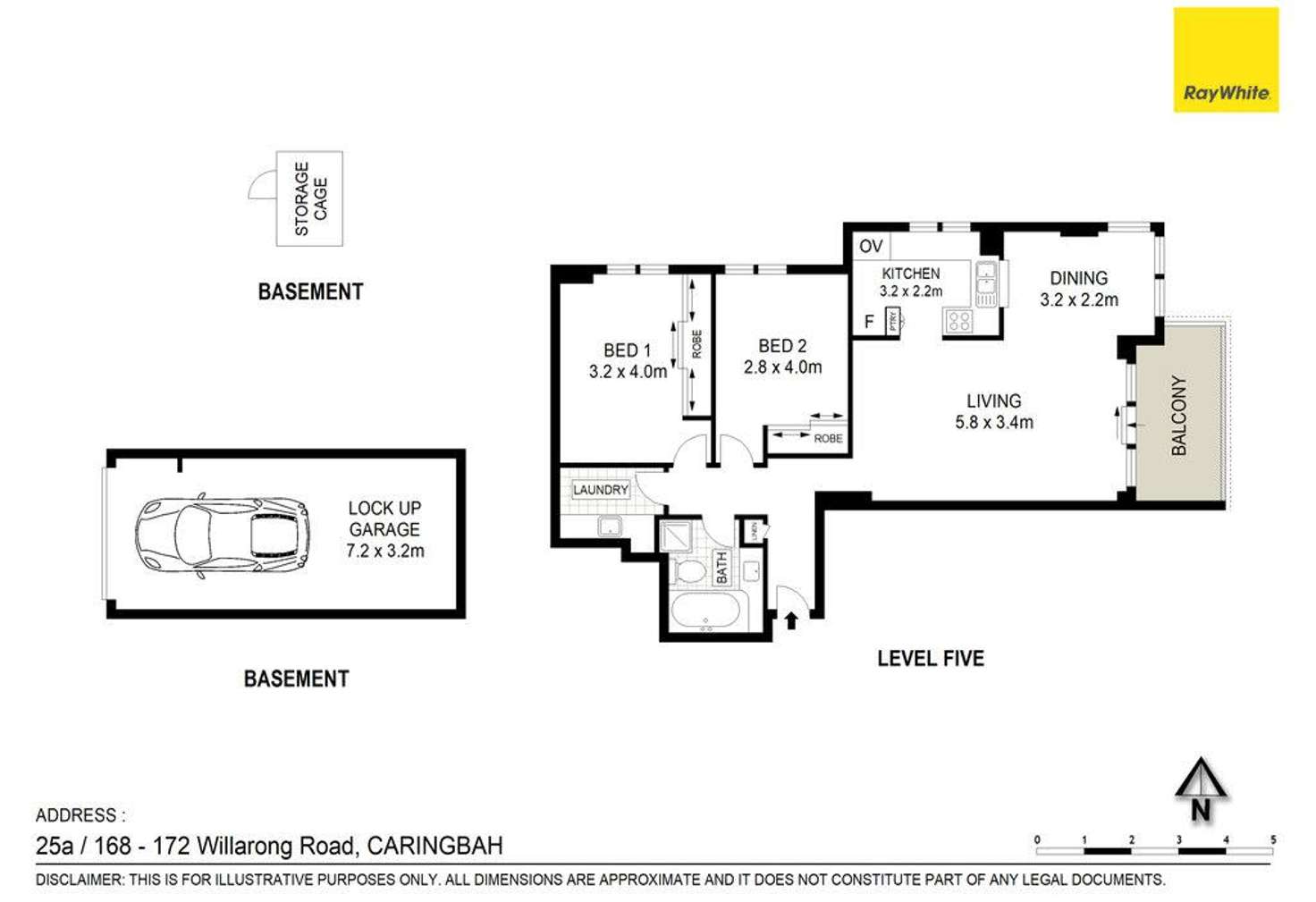 Floorplan of Homely apartment listing, 25A/168 Willarong Road, Caringbah NSW 2229