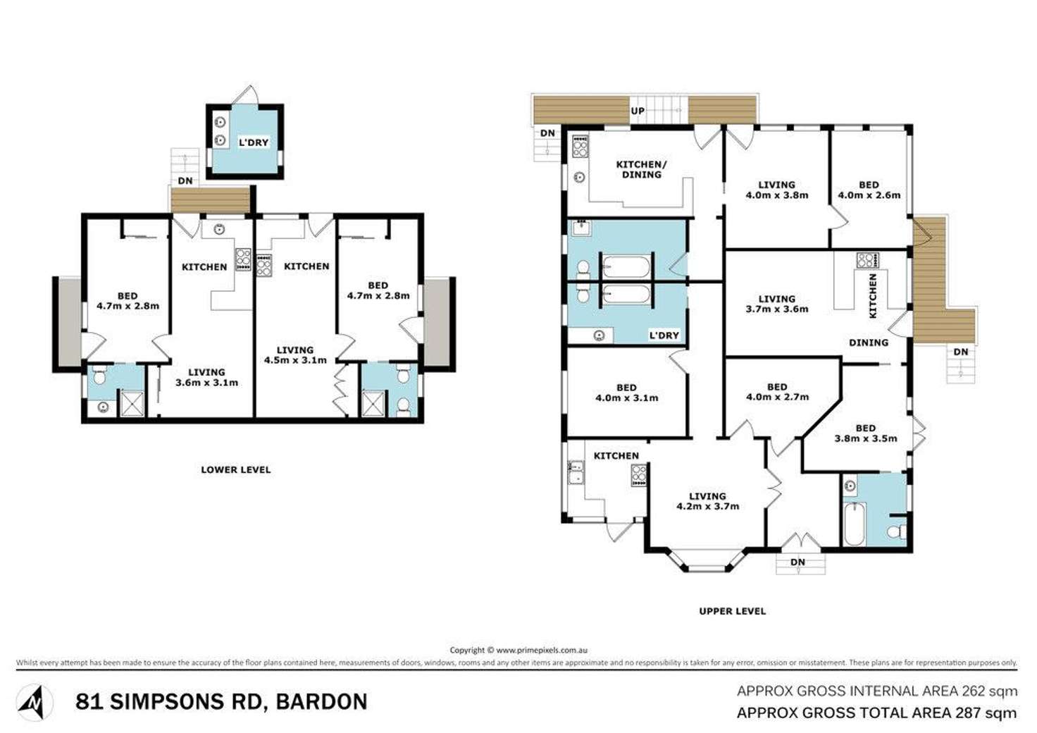 Floorplan of Homely house listing, 81 Simpsons Road, Bardon QLD 4065