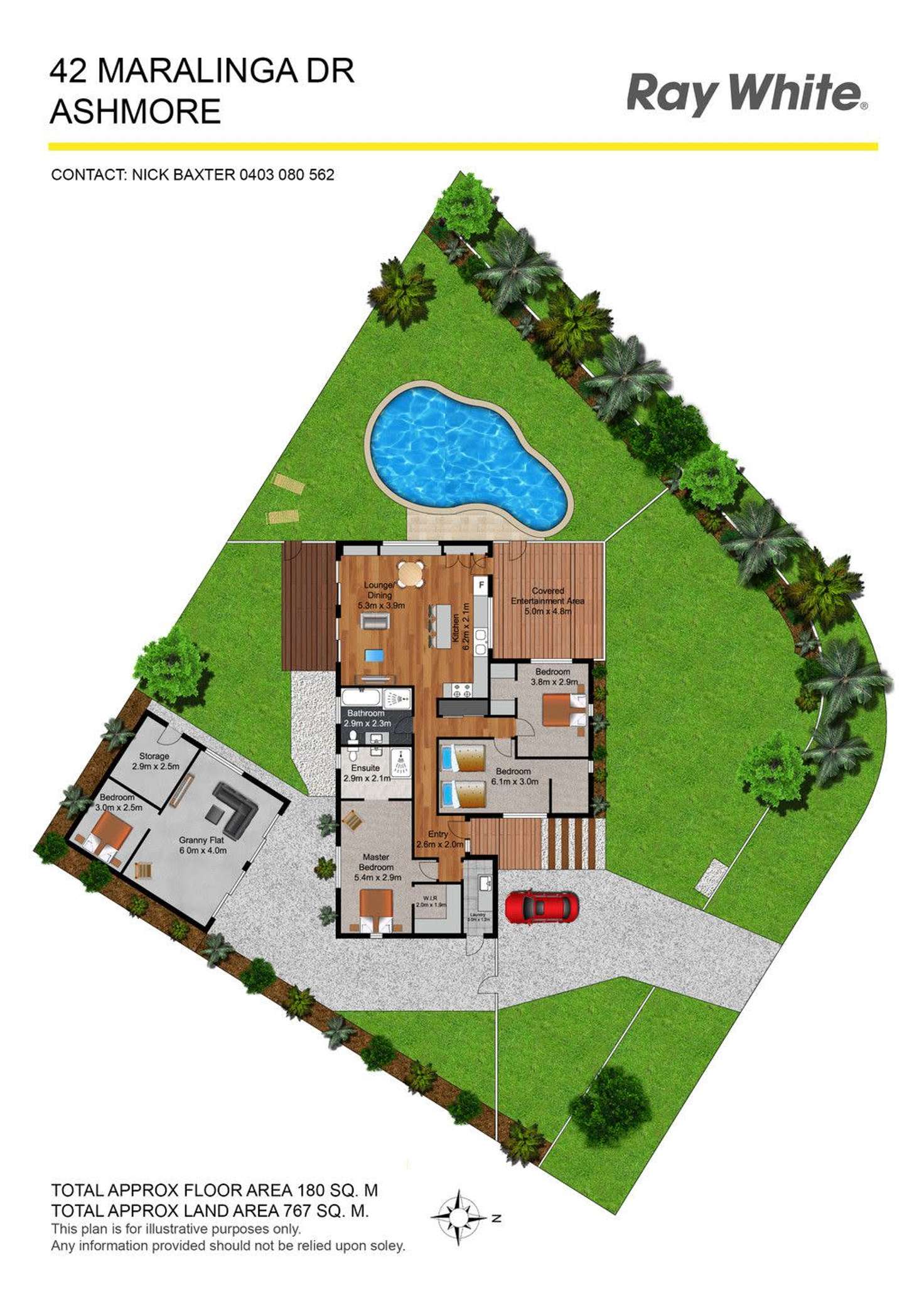 Floorplan of Homely house listing, 42 Maralinga Drive, Ashmore QLD 4214