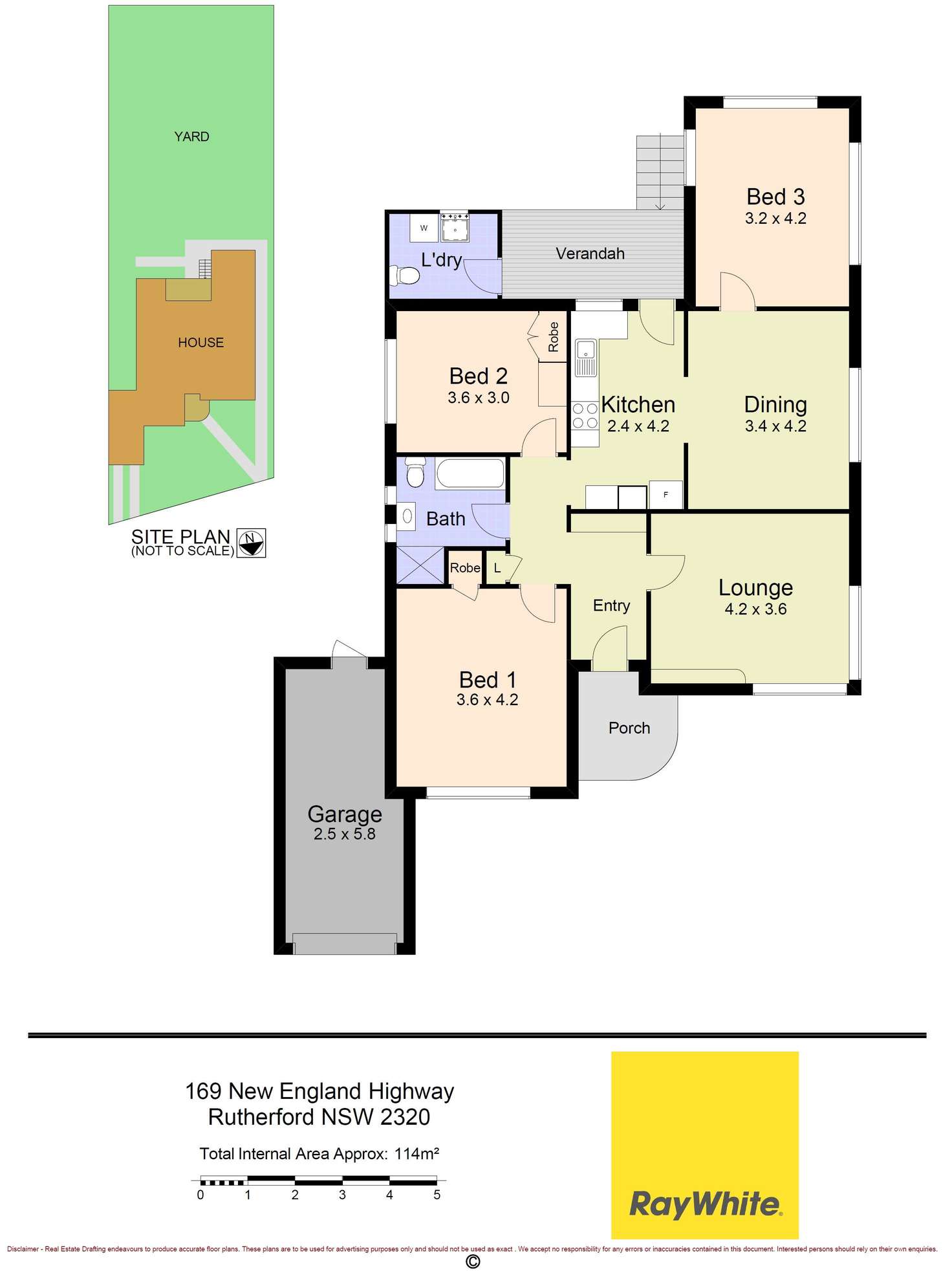 Floorplan of Homely house listing, 169 New England Highway, Rutherford NSW 2320