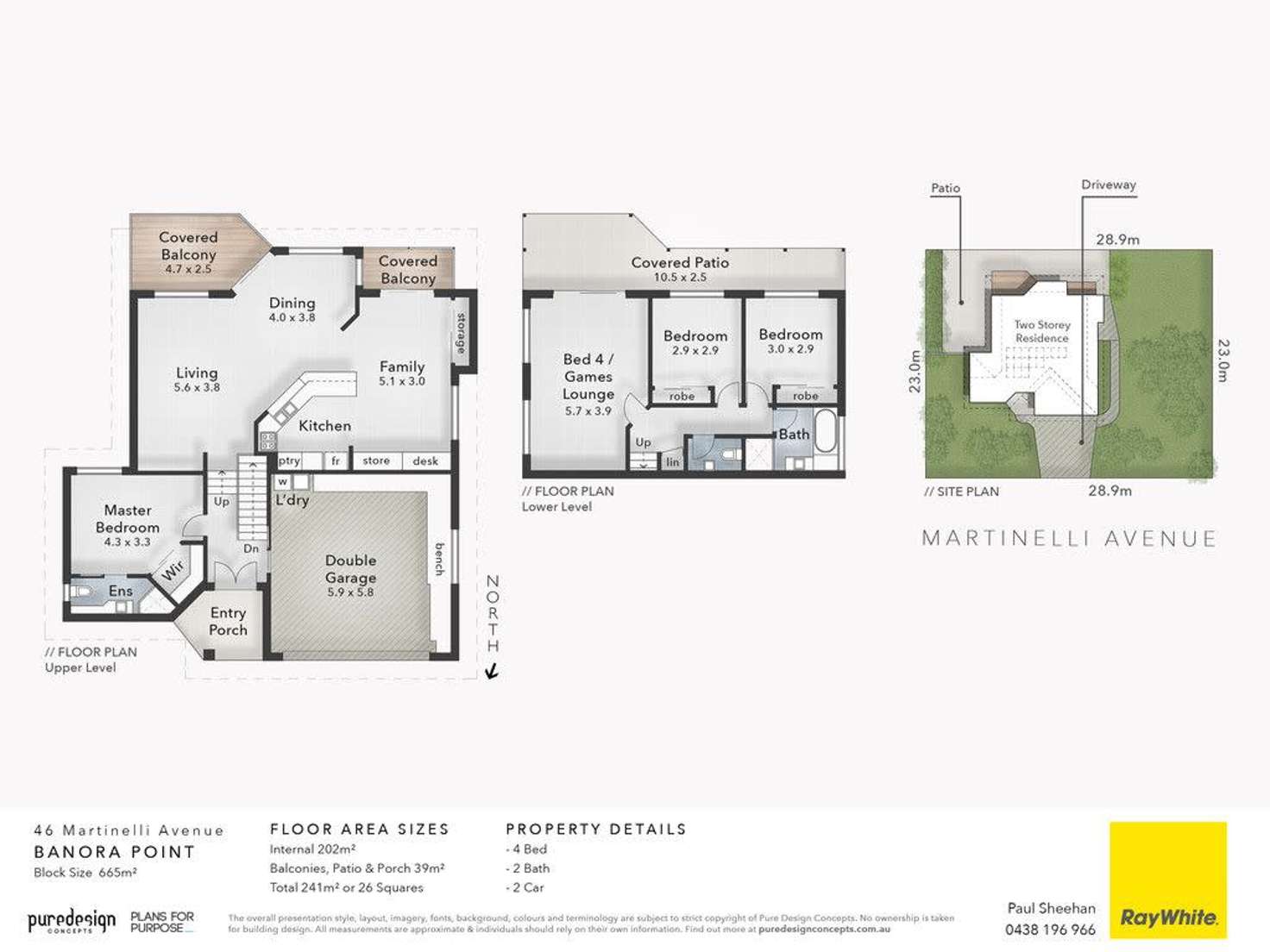 Floorplan of Homely house listing, 46 Martinelli Avenue, Banora Point NSW 2486