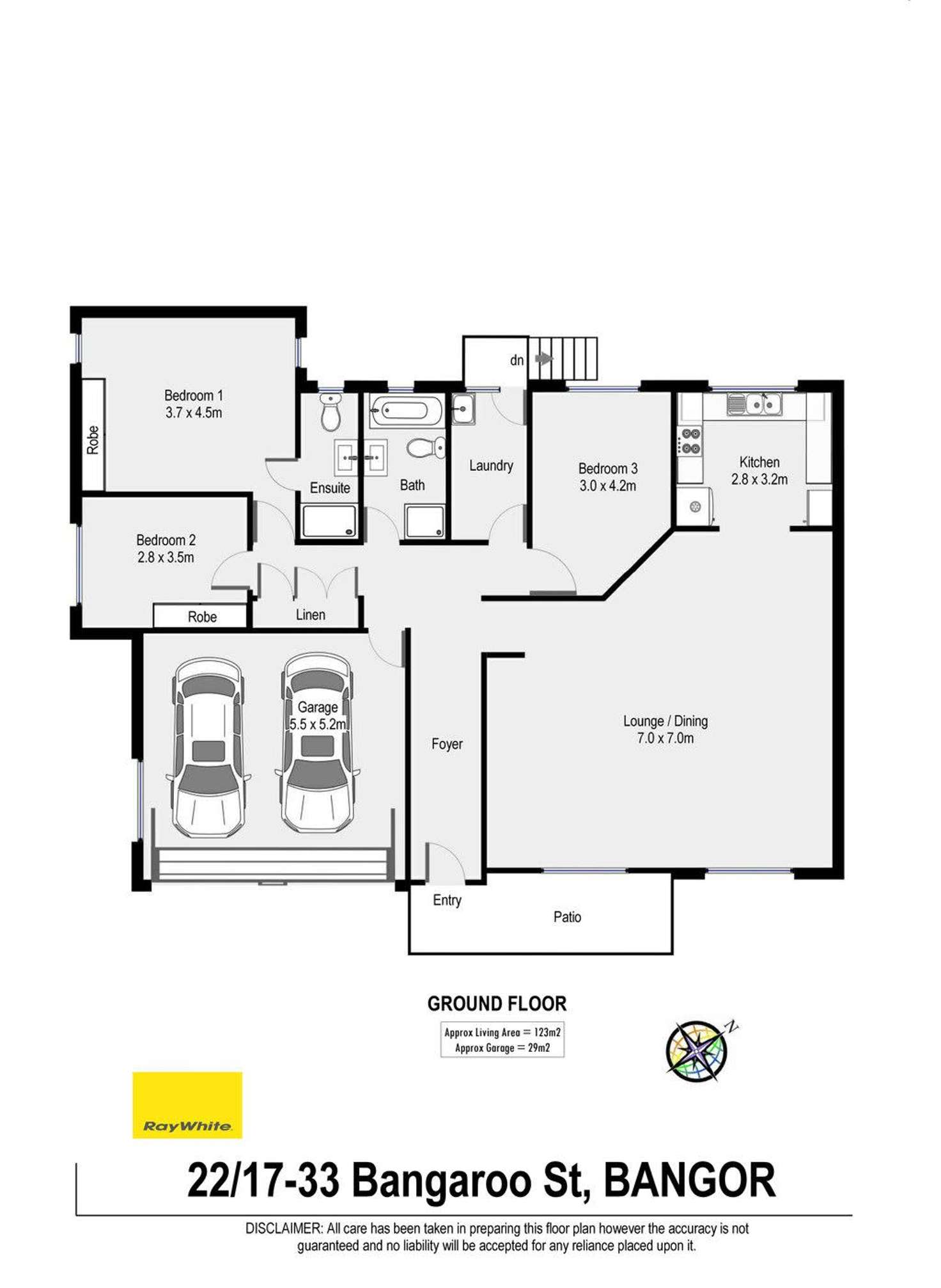 Floorplan of Homely villa listing, 22/17-33 Bangaroo Street, Bangor NSW 2234