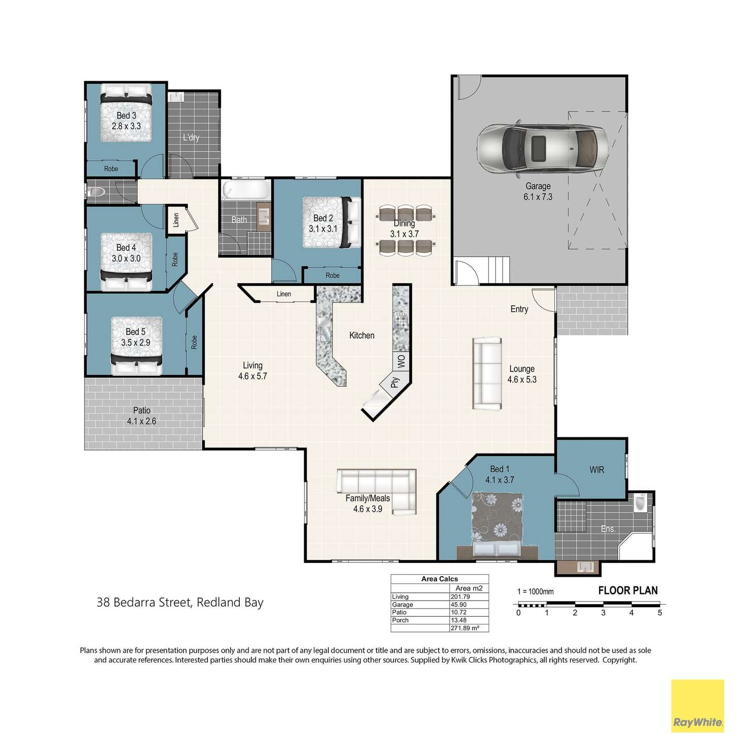 Floorplan of Homely house listing, 38 Bedarra Street, Redland Bay QLD 4165