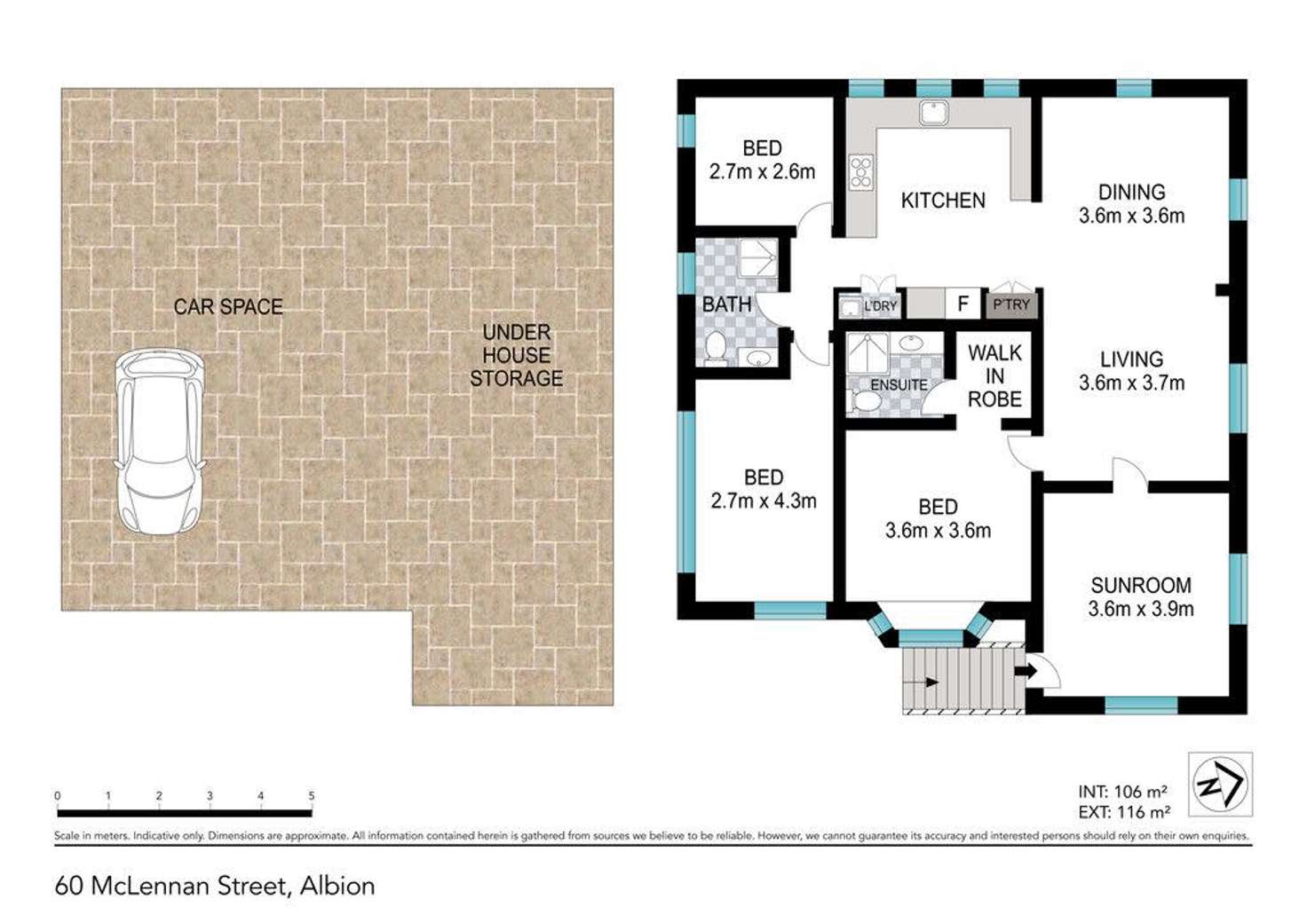 Floorplan of Homely house listing, 60 McLennan Street, Albion QLD 4010