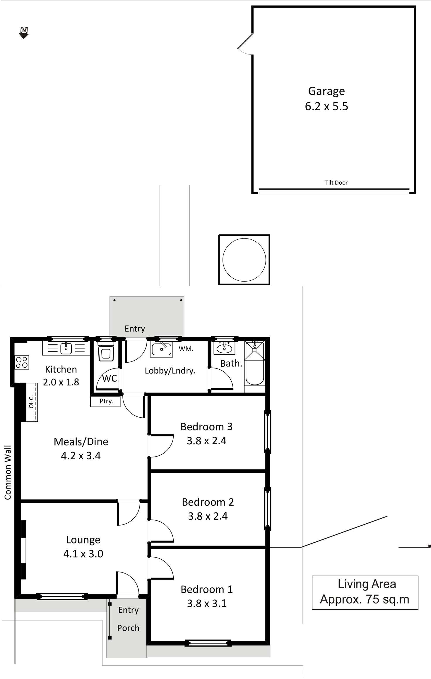 Floorplan of Homely house listing, 12 Mahoney Street, Berri SA 5343