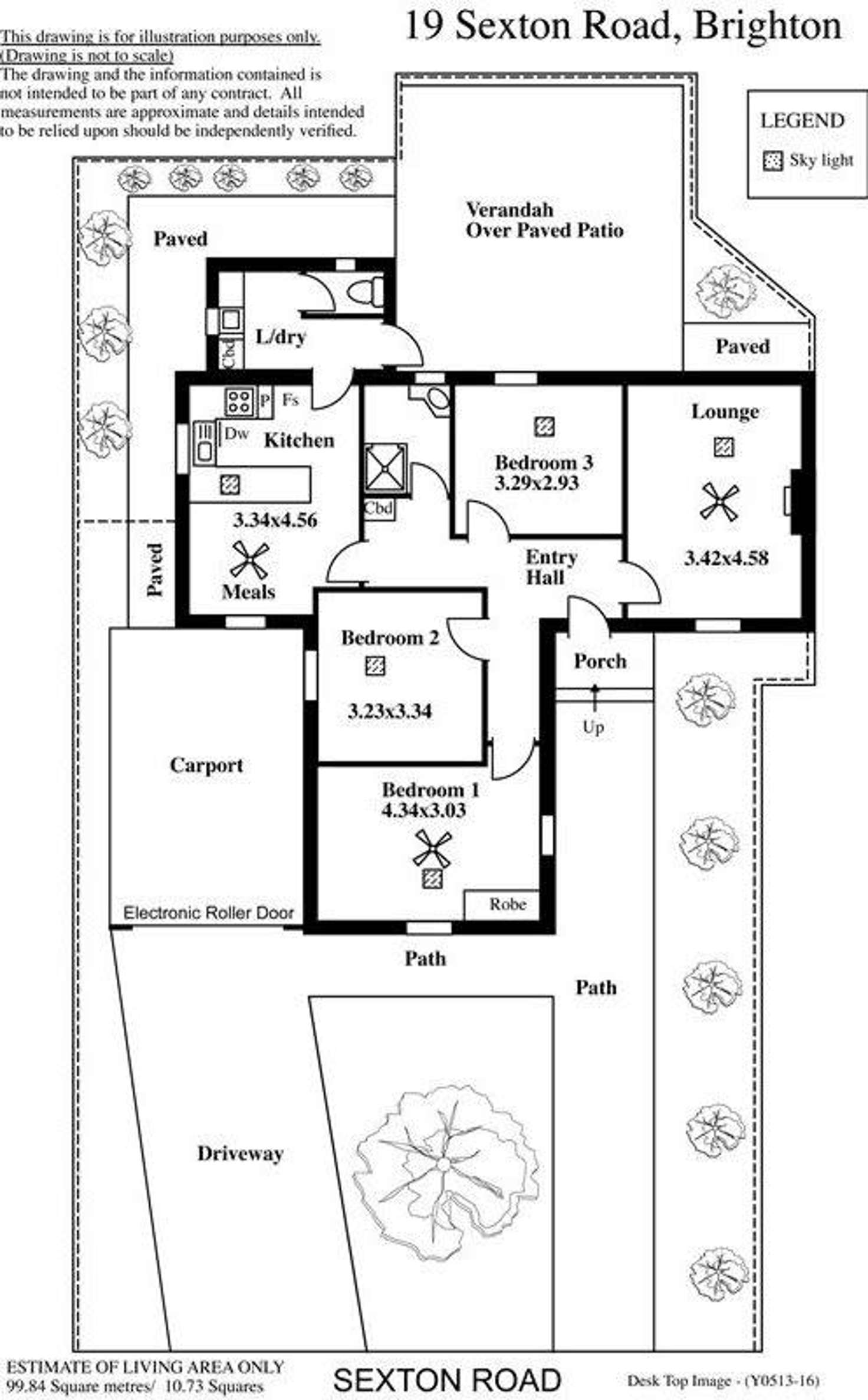 Floorplan of Homely house listing, 19 Sexton Road, Brighton SA 5048