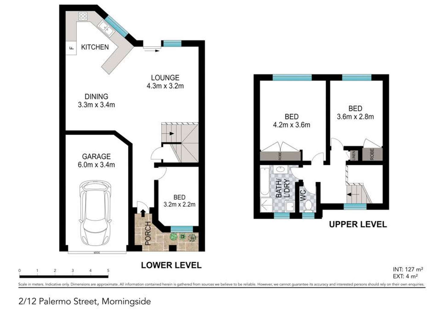 Floorplan of Homely townhouse listing, 2/12 Palermo Street, Morningside QLD 4170