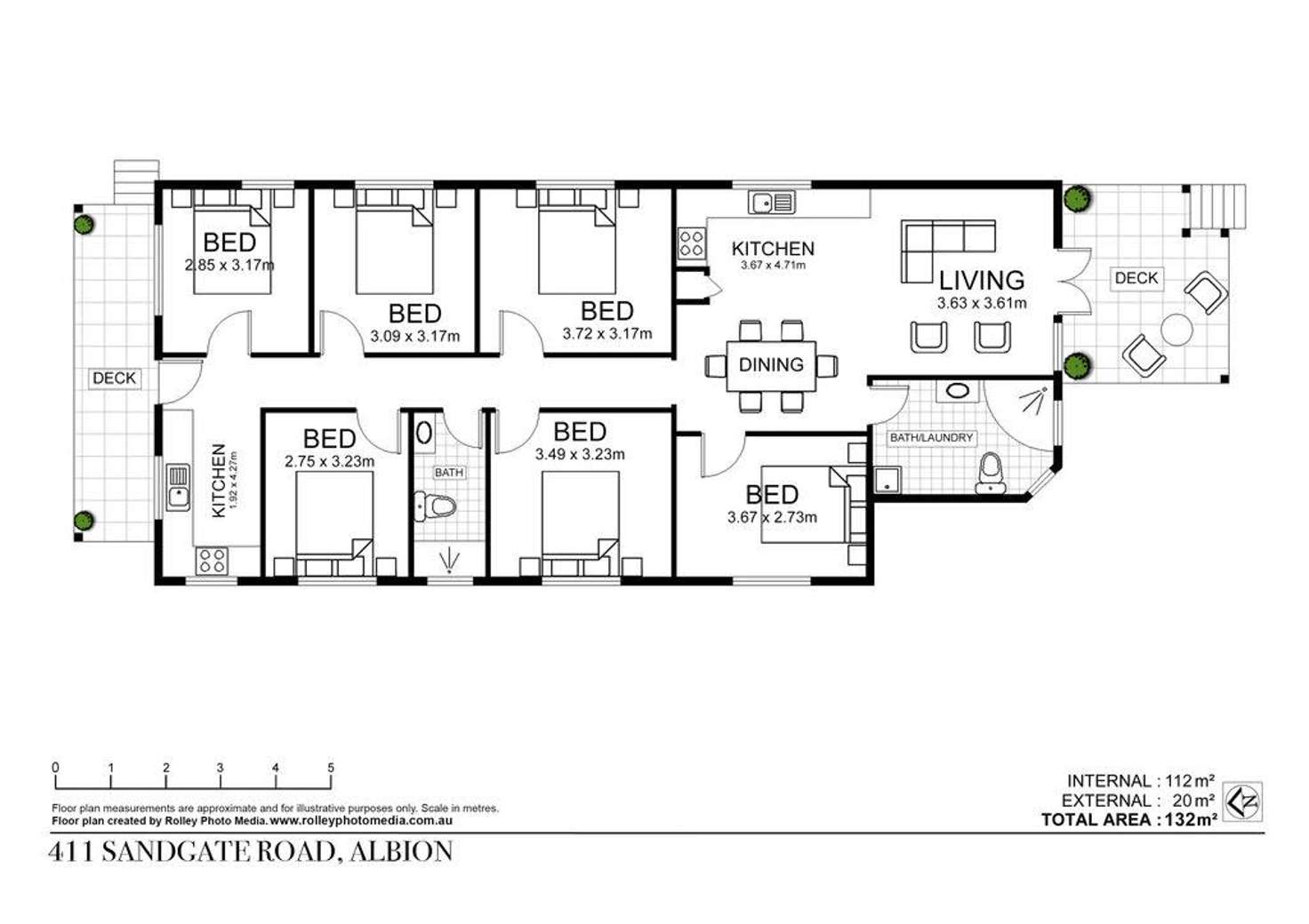 Floorplan of Homely house listing, 411 Sandgate Road, Albion QLD 4010