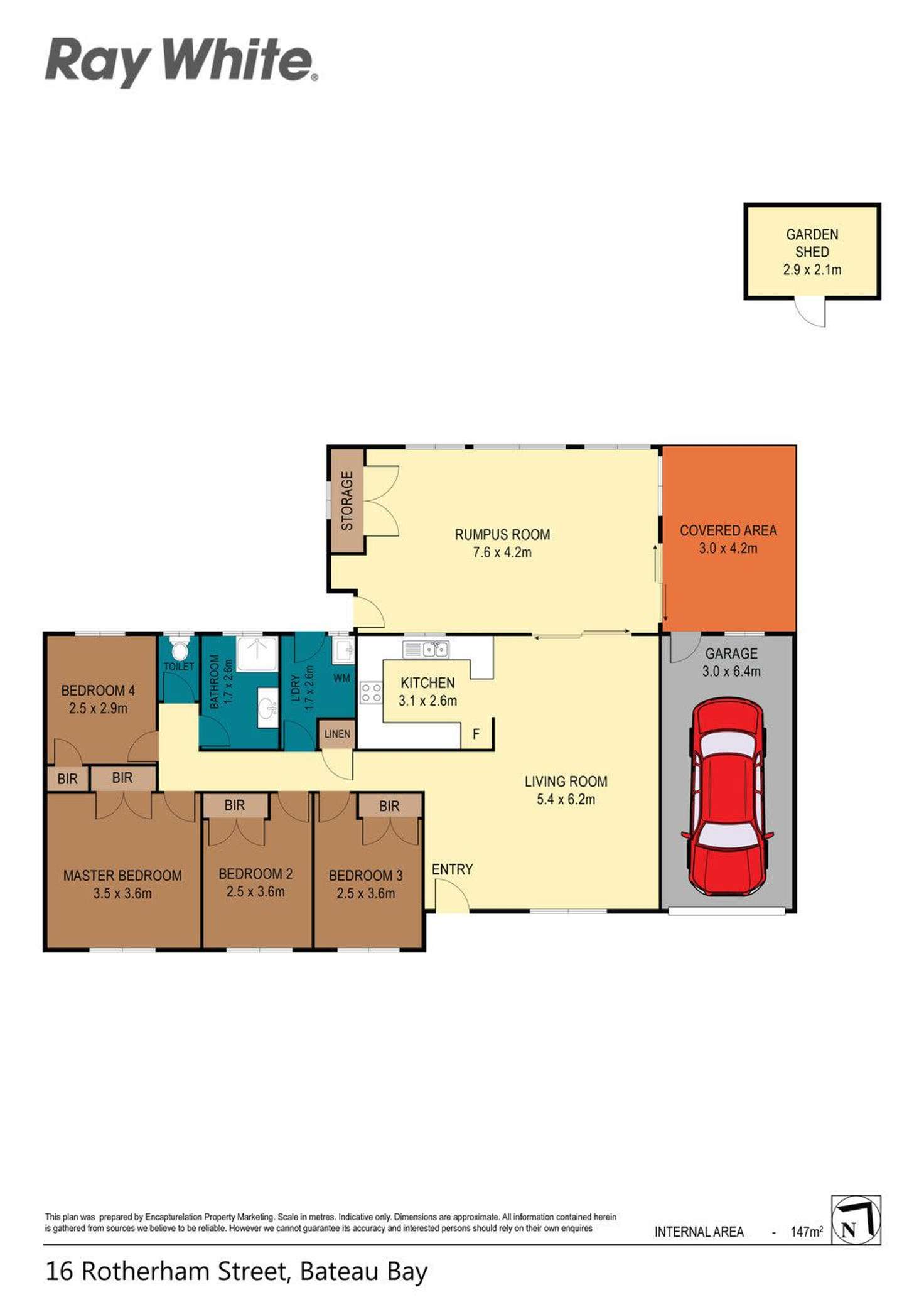 Floorplan of Homely house listing, 16 Rotherham Street, Bateau Bay NSW 2261