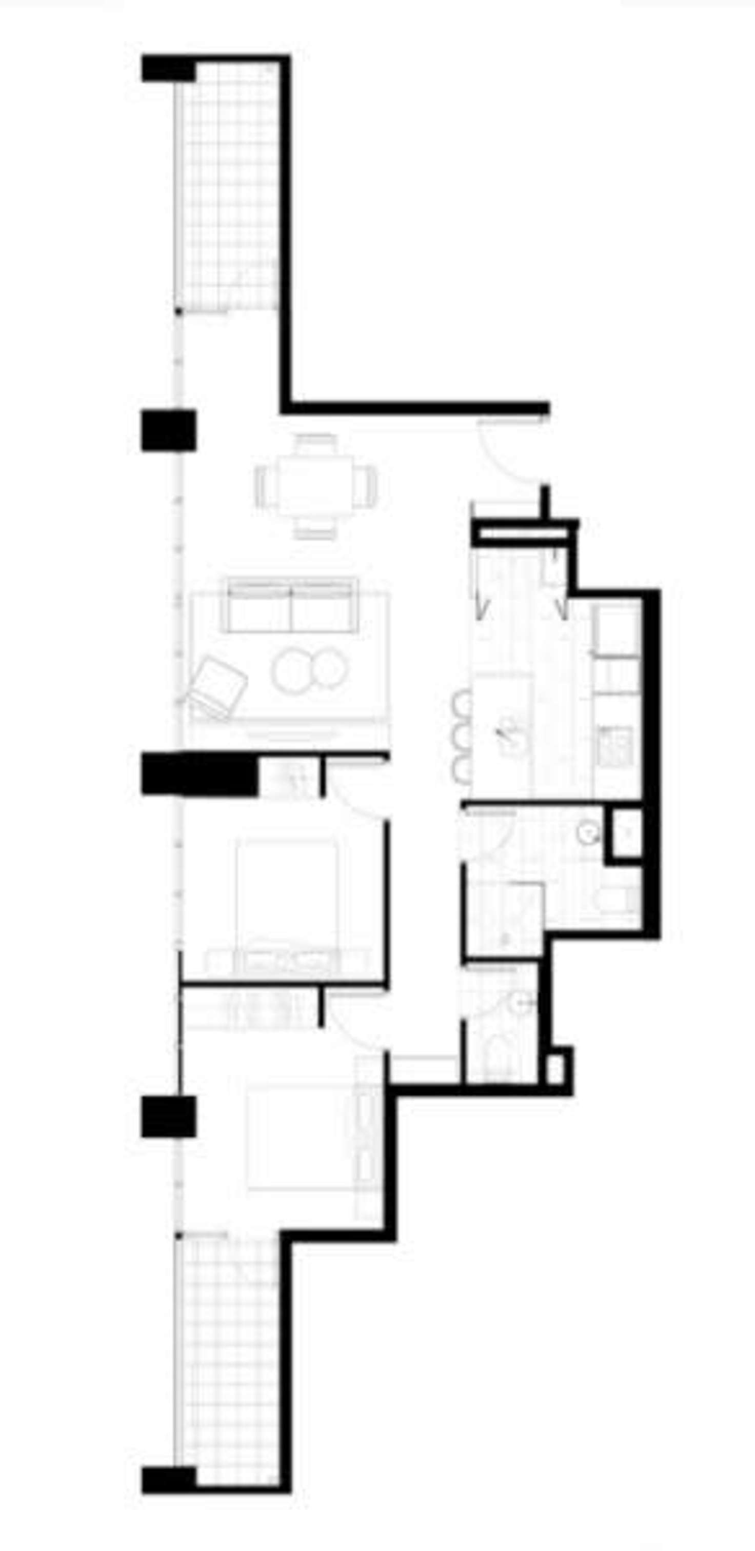 Floorplan of Homely house listing, 2101/2263 Gold Coast Highway, Broadbeach QLD 4218