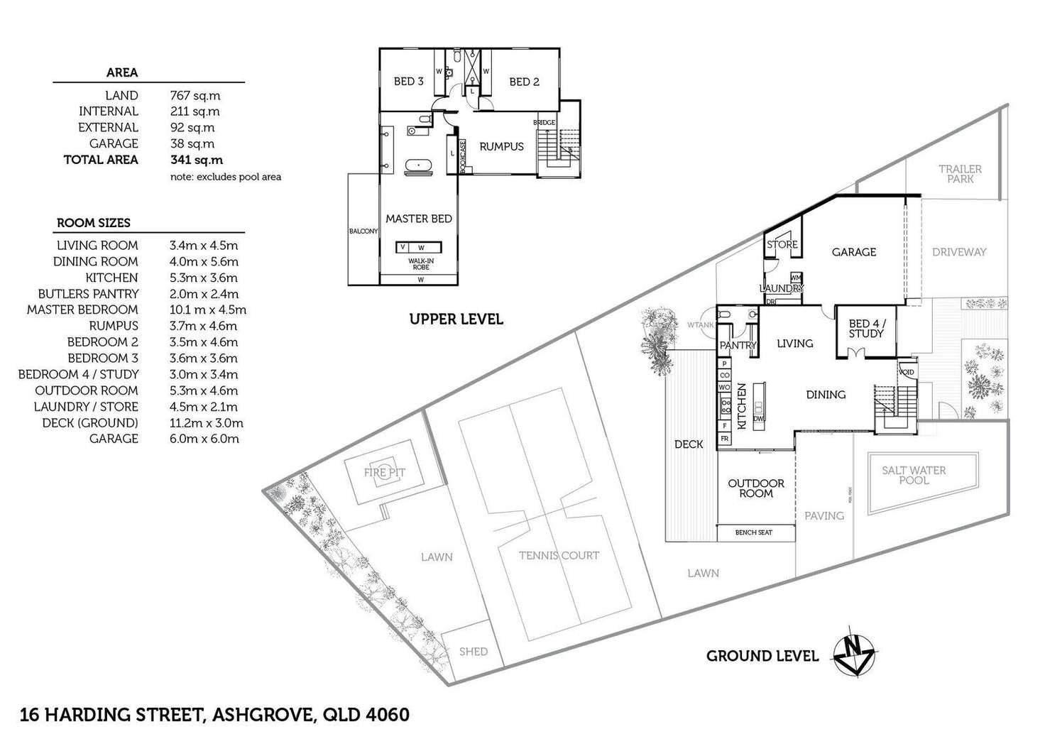 Floorplan of Homely house listing, 16 Harding Street, Ashgrove QLD 4060
