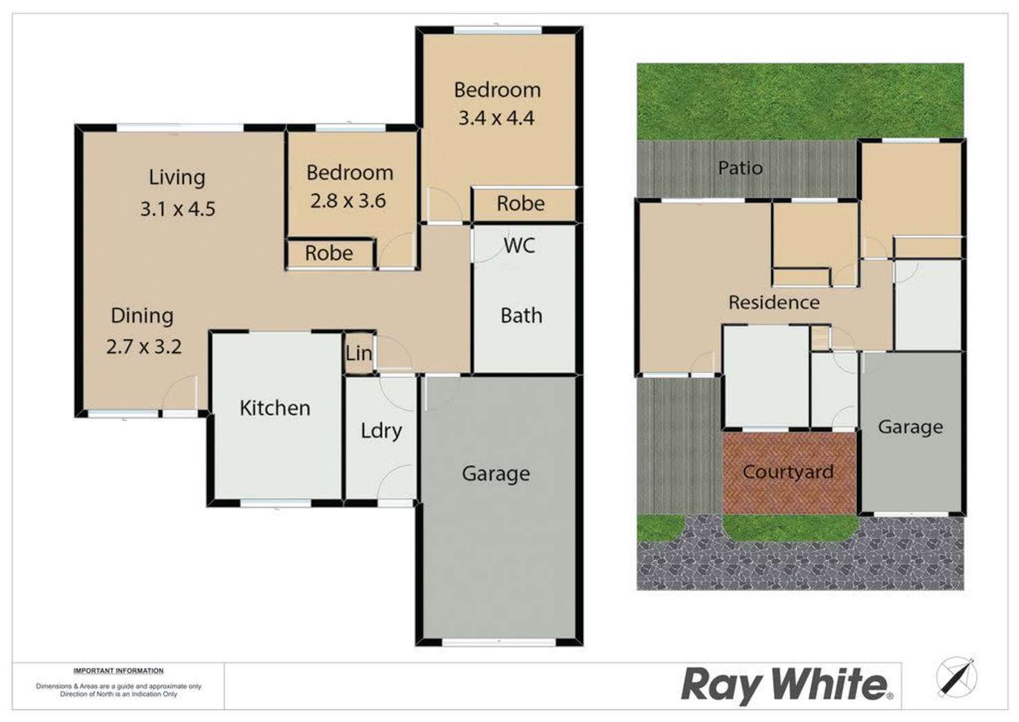Floorplan of Homely unit listing, 1/82 Warners Bay Road, Warners Bay NSW 2282