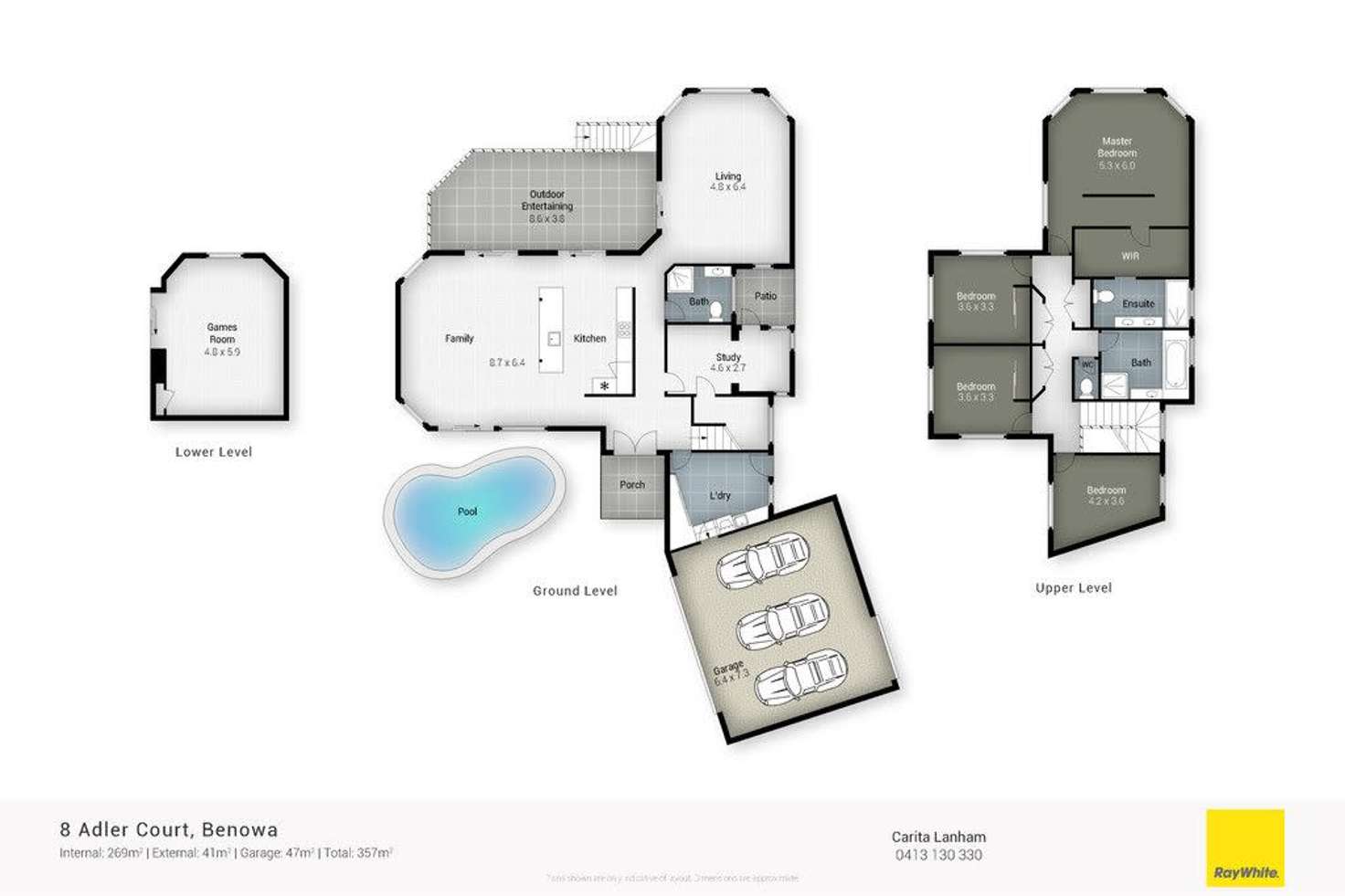 Floorplan of Homely house listing, 8 Adler Court, Benowa Waters QLD 4217