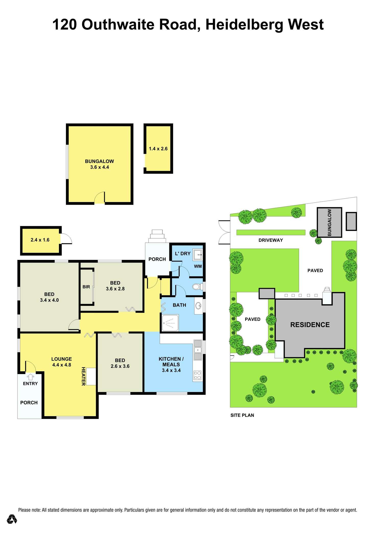 Floorplan of Homely house listing, 120 Outhwaite Road, Heidelberg West VIC 3081