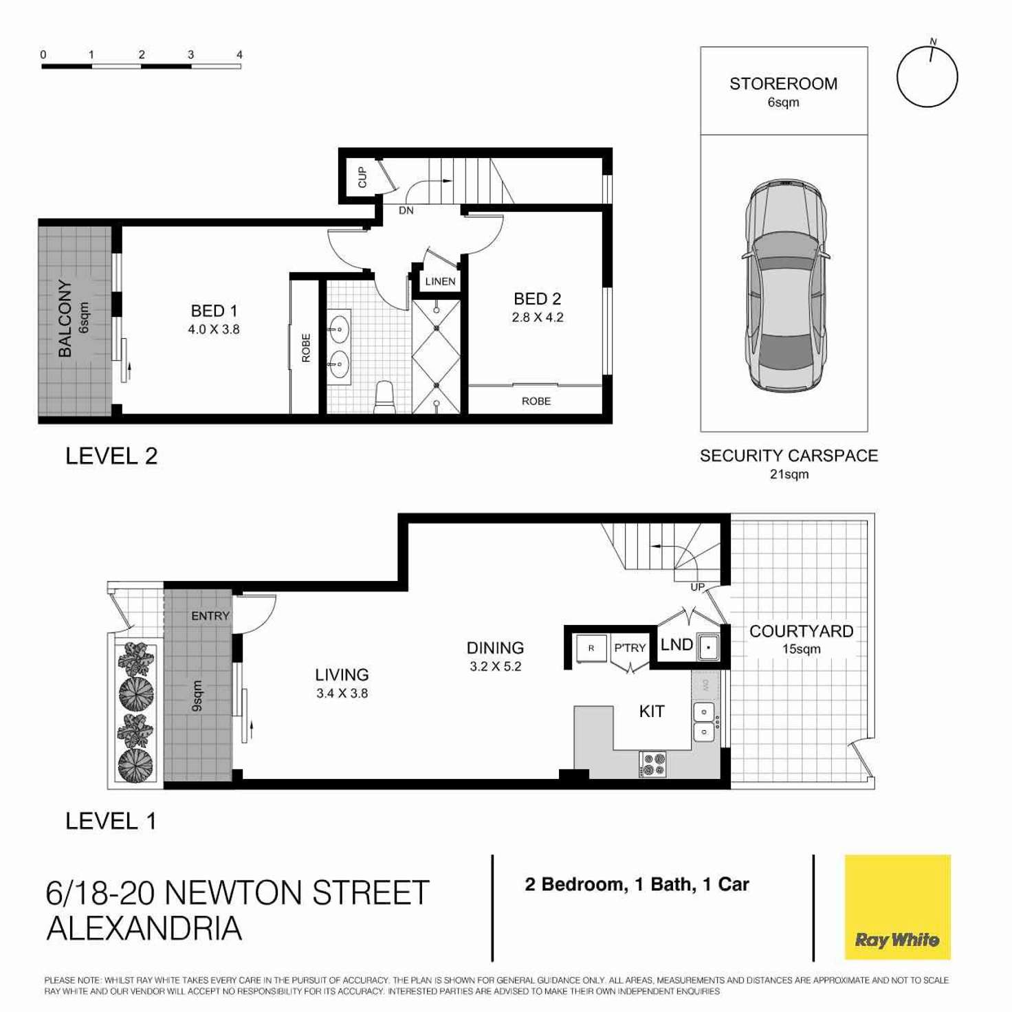 Floorplan of Homely house listing, 6/18-20 Newton Street, Alexandria NSW 2015
