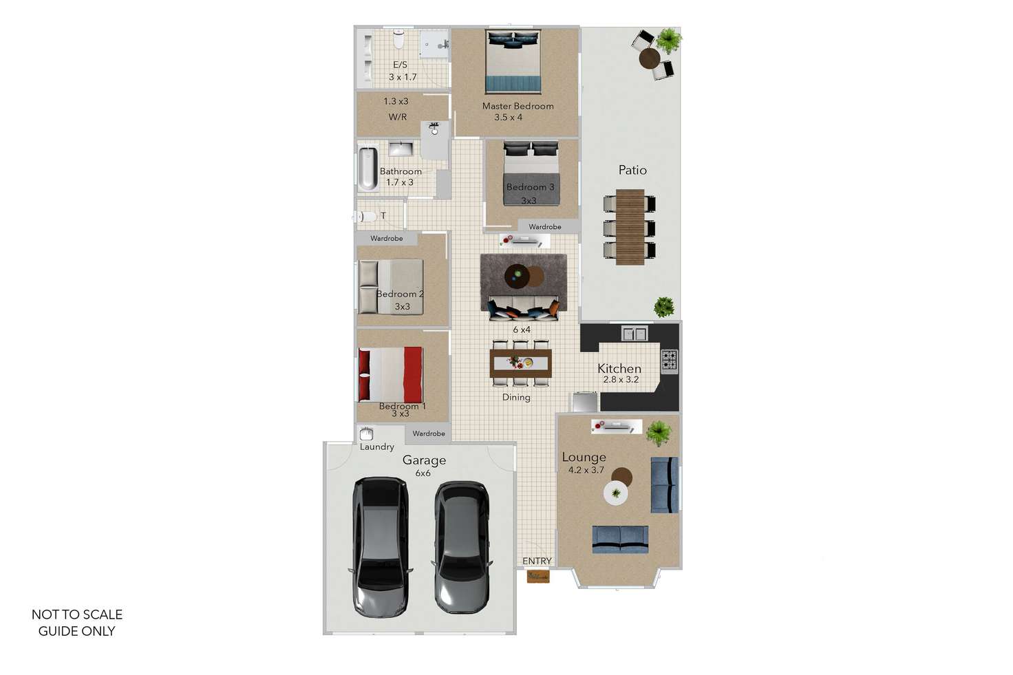 Floorplan of Homely house listing, 13 Berkshire Place, Springfield Lakes QLD 4300