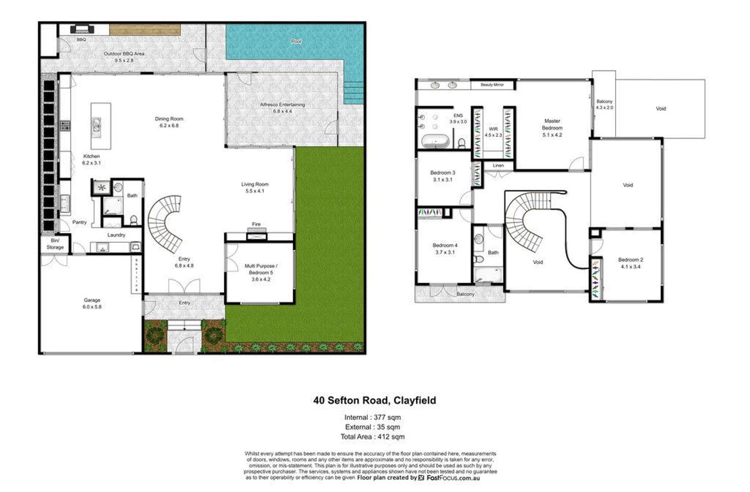 Floorplan of Homely house listing, 40 Sefton Road, Clayfield QLD 4011