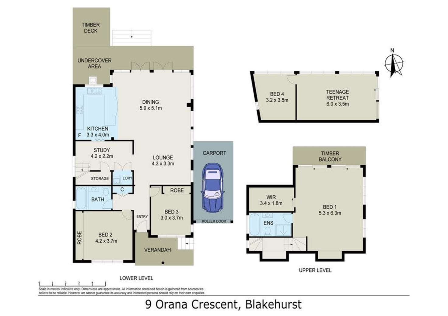Floorplan of Homely house listing, 9 Orana Crescent, Blakehurst NSW 2221