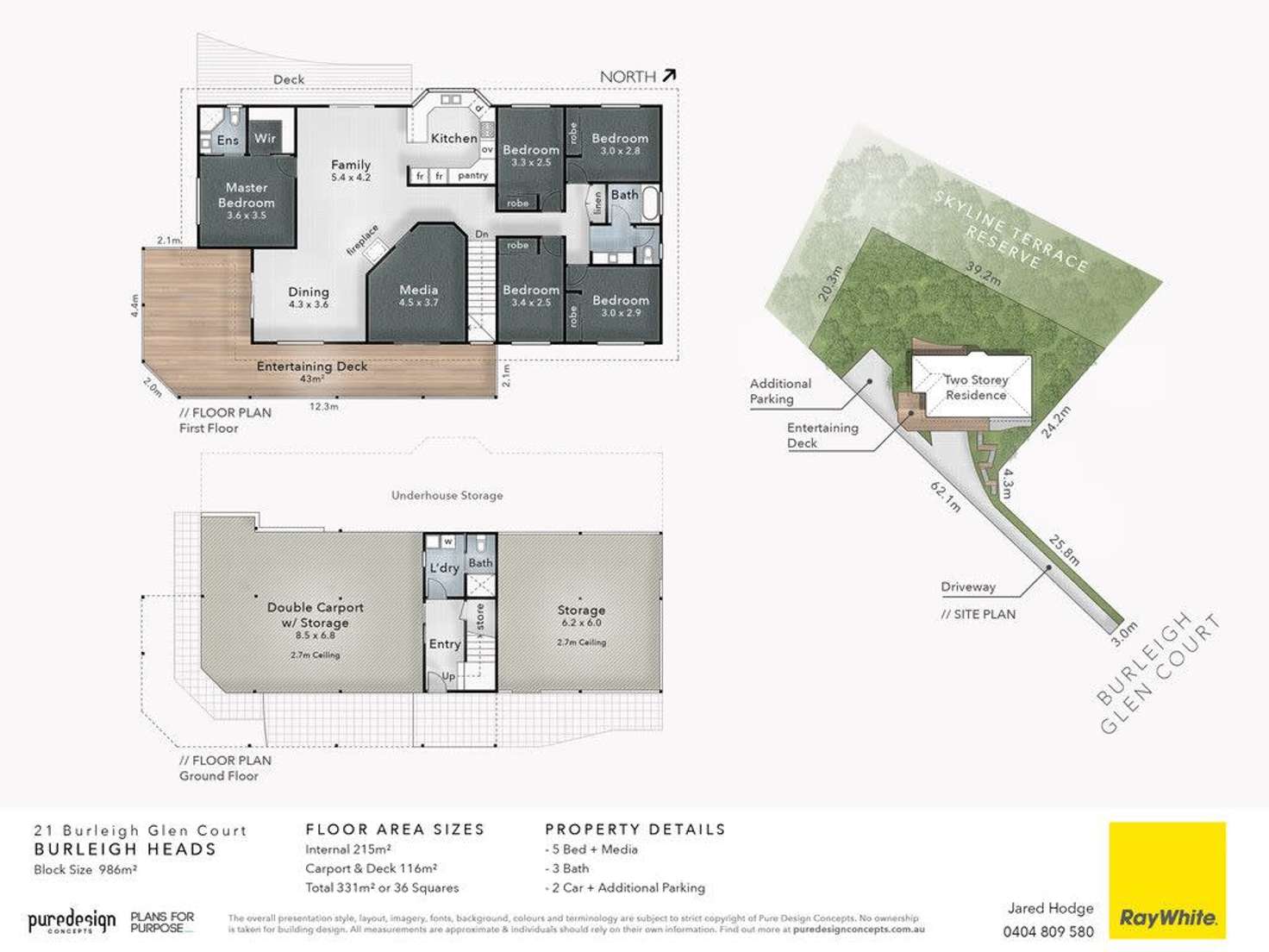 Floorplan of Homely house listing, 21 Burleigh Glen Court, Burleigh Heads QLD 4220