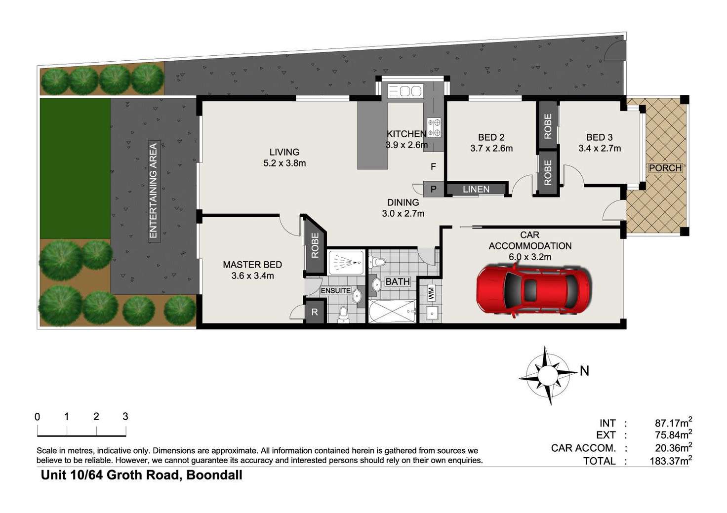 Floorplan of Homely unit listing, 10/64 Groth Road, Boondall QLD 4034