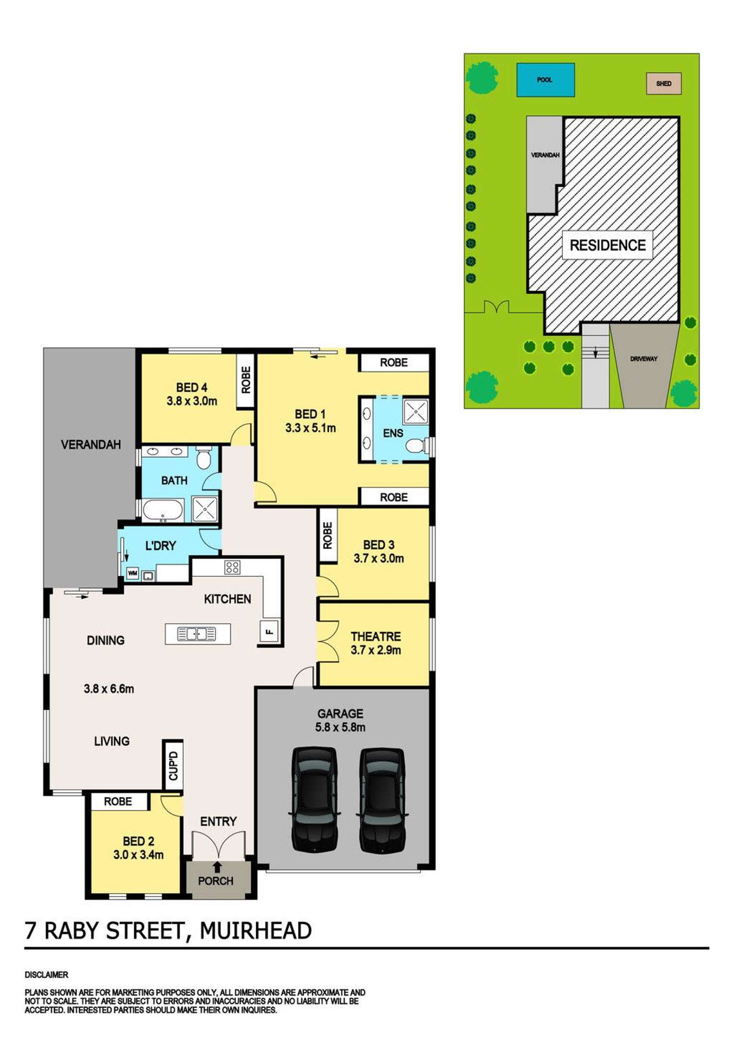 Floorplan of Homely house listing, 7 Raby Street, Muirhead NT 810