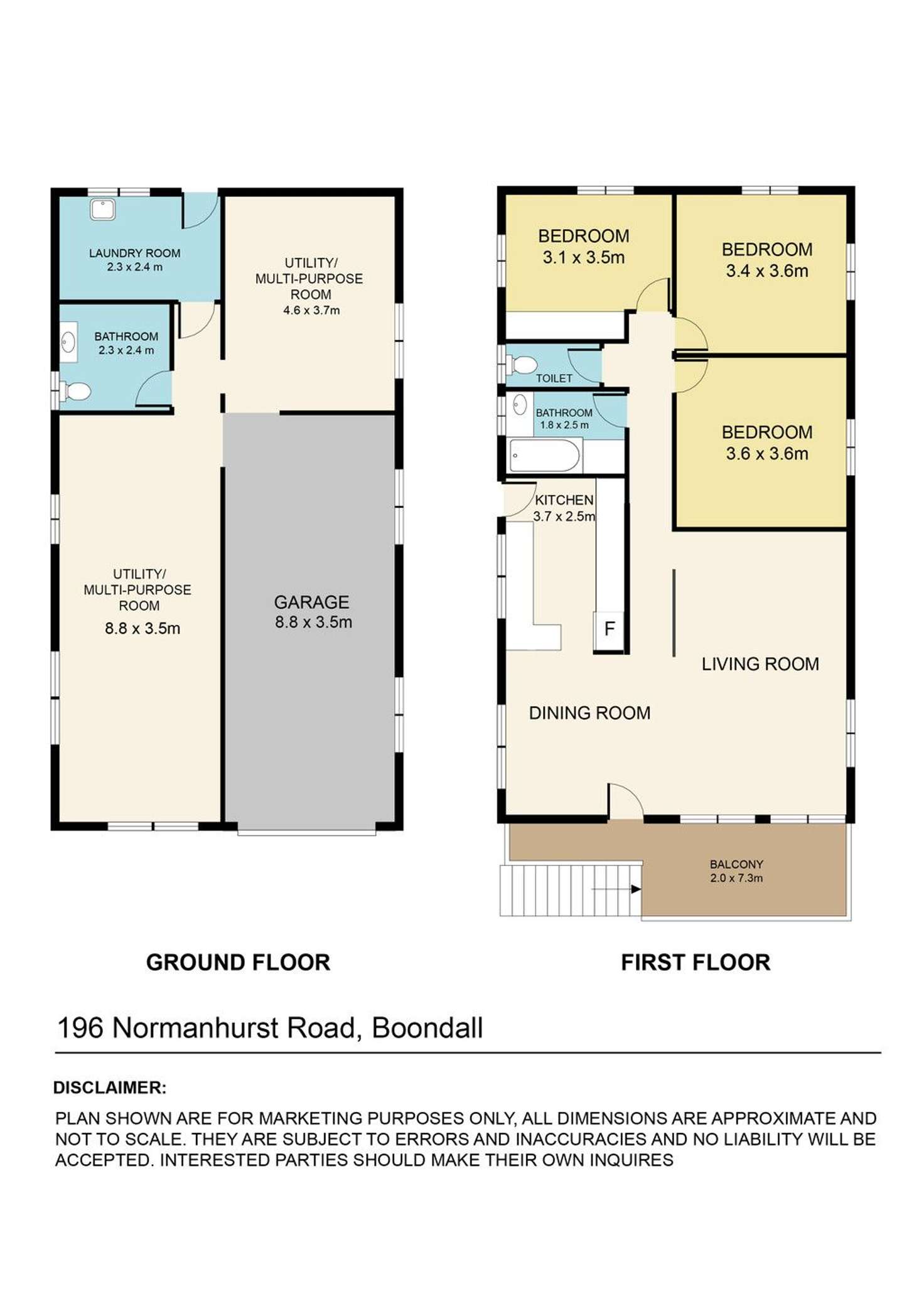 Floorplan of Homely house listing, 196 Normanhurst Road, Boondall QLD 4034