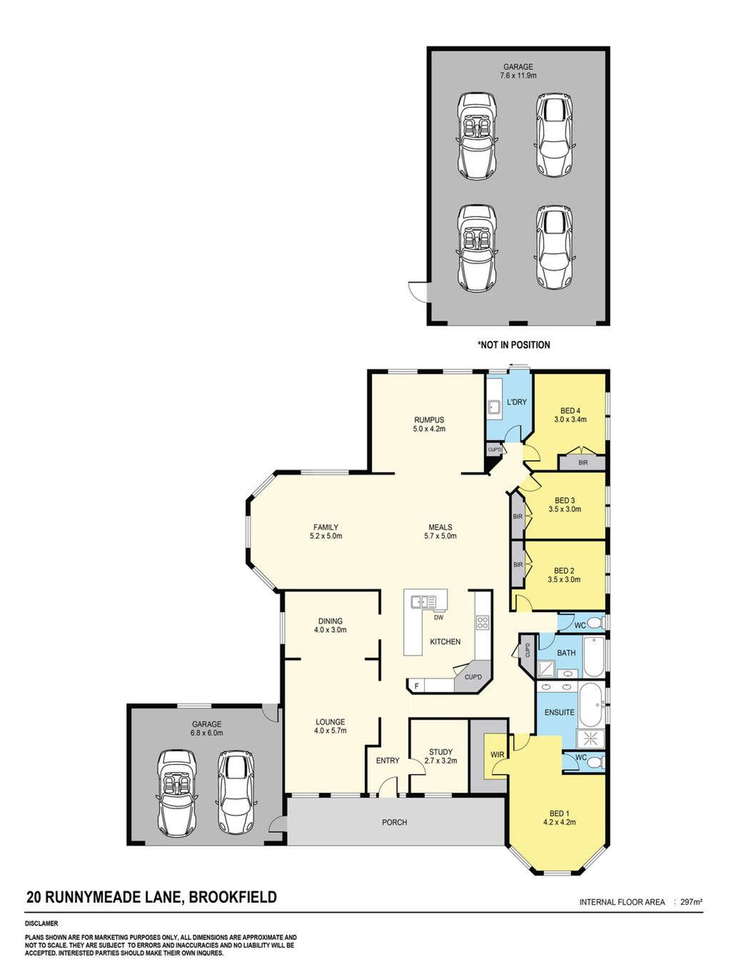 Floorplan of Homely house listing, 20 Runnymeade Lane, Brookfield VIC 3338