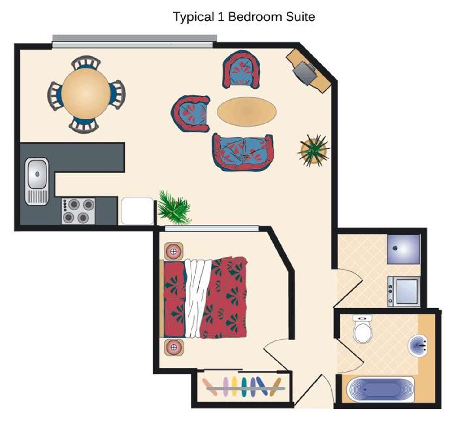 Floorplan of Homely apartment listing, 167 Albert Street, Brisbane QLD 4000