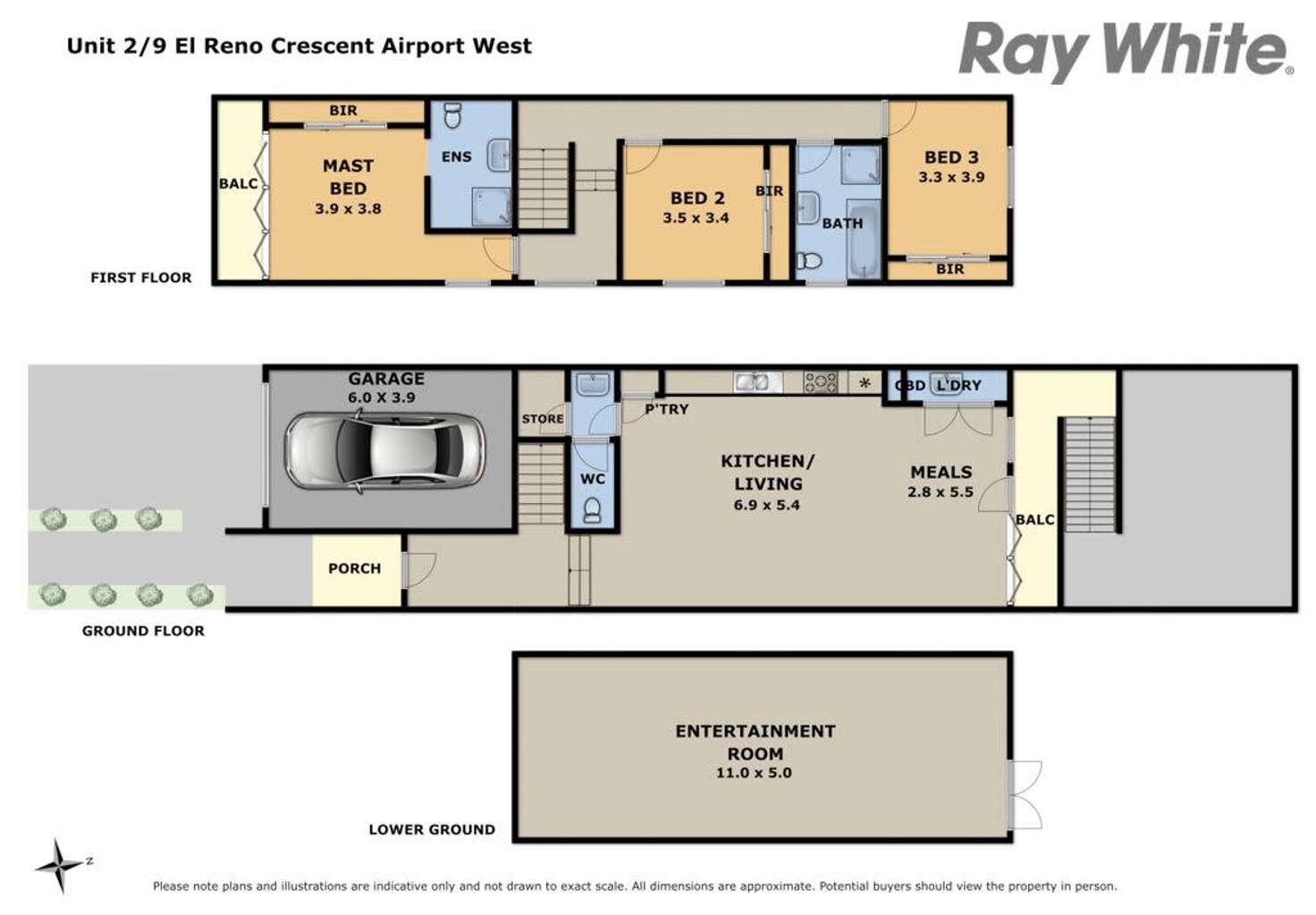 Floorplan of Homely house listing, 2/9 El Reno Crescent, Airport West VIC 3042