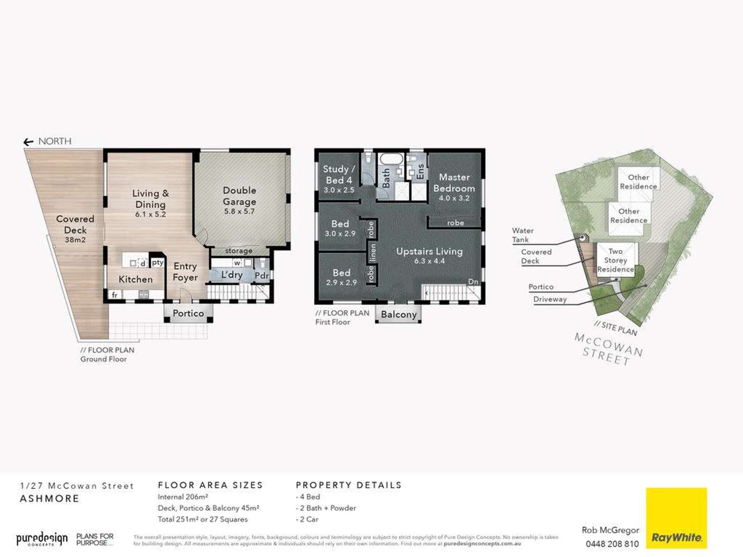 Floorplan of Homely townhouse listing, 1/27 McCowan Street, Ashmore QLD 4214