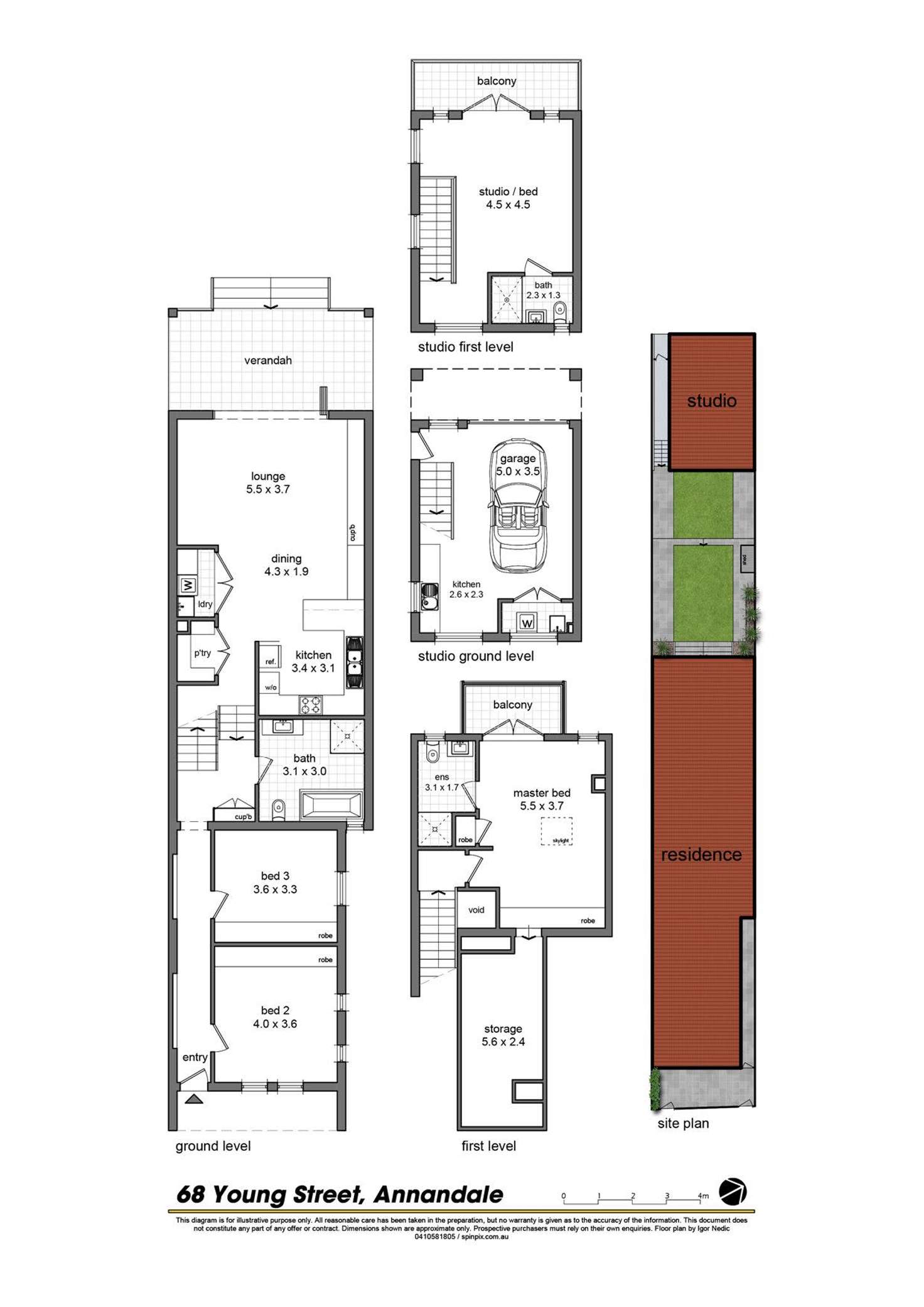 Floorplan of Homely house listing, 68 Young Street, Annandale NSW 2038