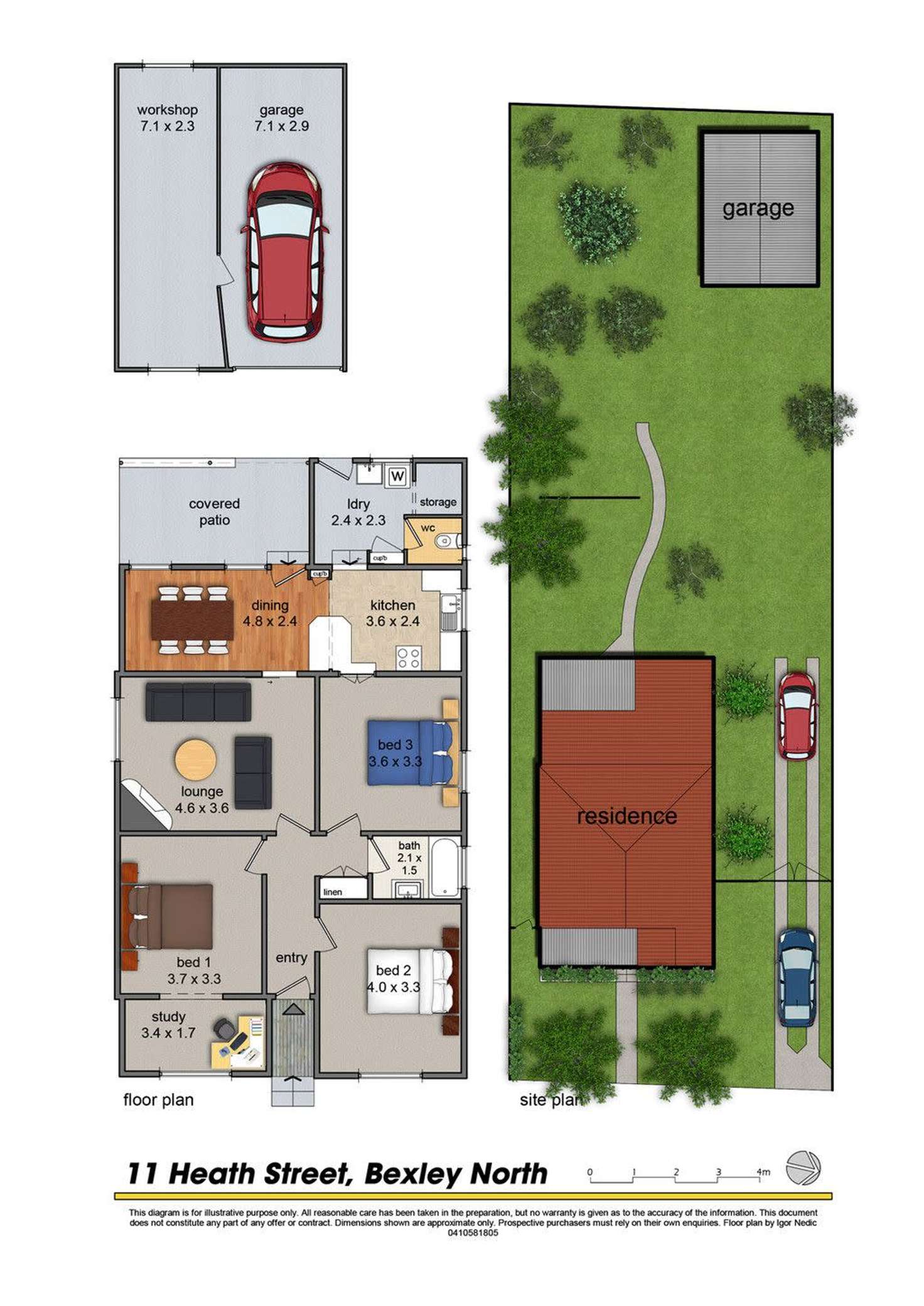 Floorplan of Homely house listing, 11 Heath Street, Bexley North NSW 2207