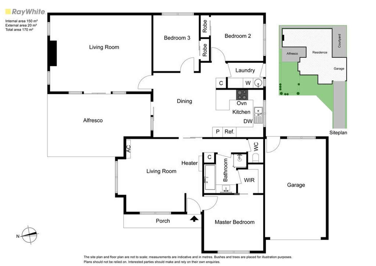 Floorplan of Homely townhouse listing, 6B Wallace Avenue, Oakleigh South VIC 3167