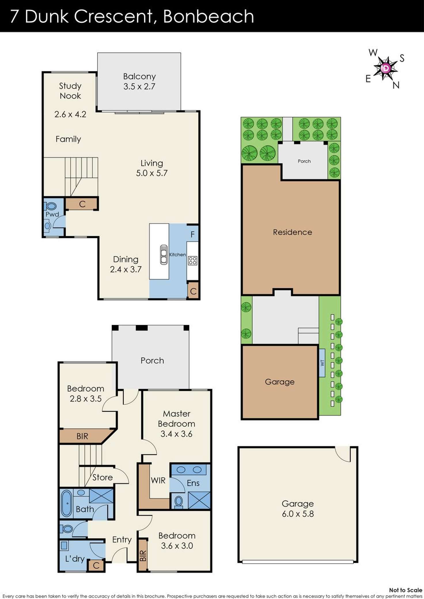 Floorplan of Homely house listing, 7 Dunk Crescent, Bonbeach VIC 3196
