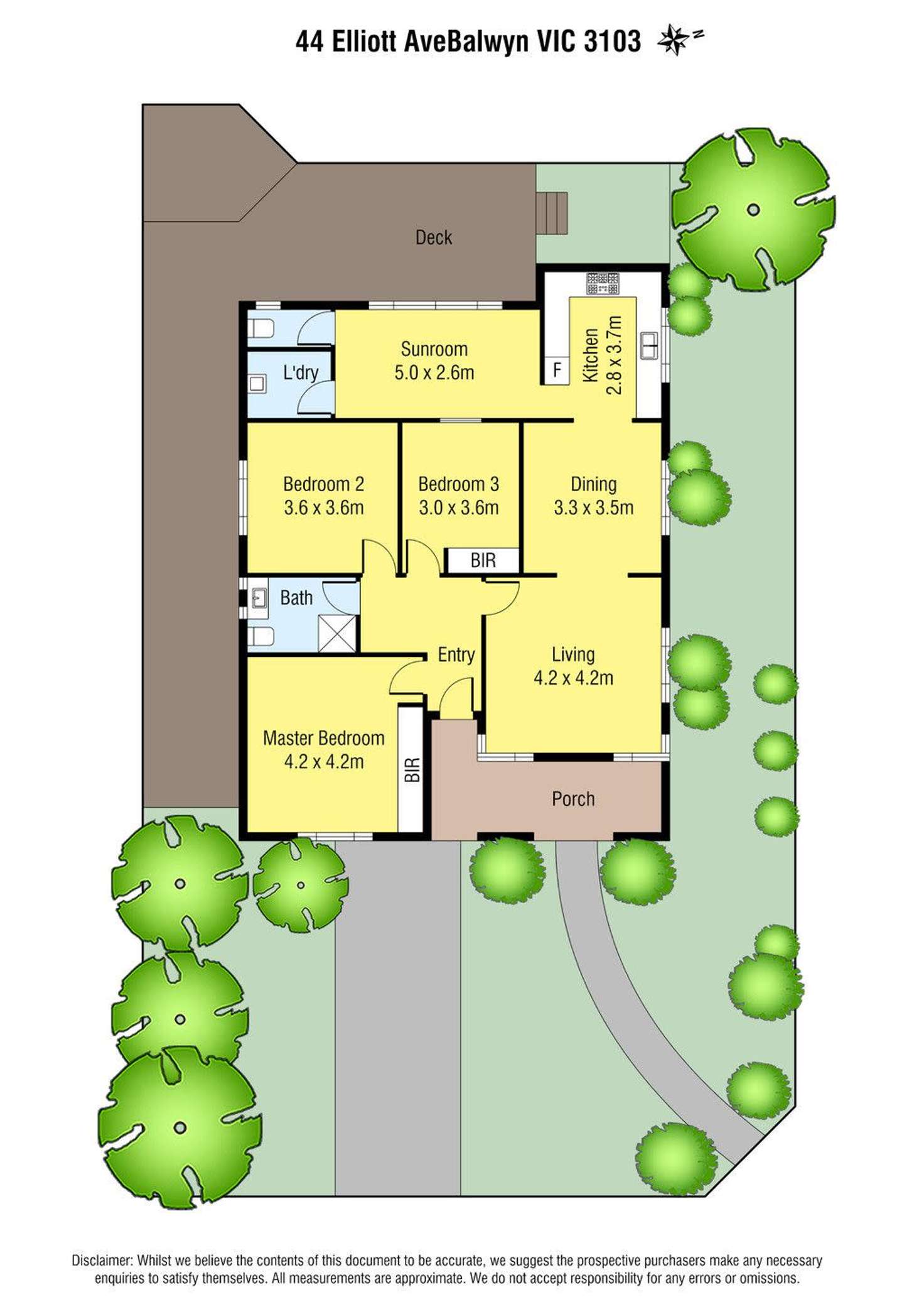 Floorplan of Homely house listing, 44 Elliott Avenue, Balwyn VIC 3103