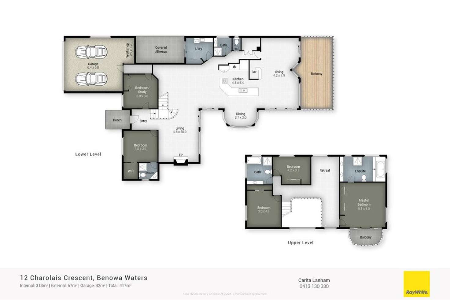 Floorplan of Homely house listing, 12 Charolais Crescent, Benowa Waters QLD 4217