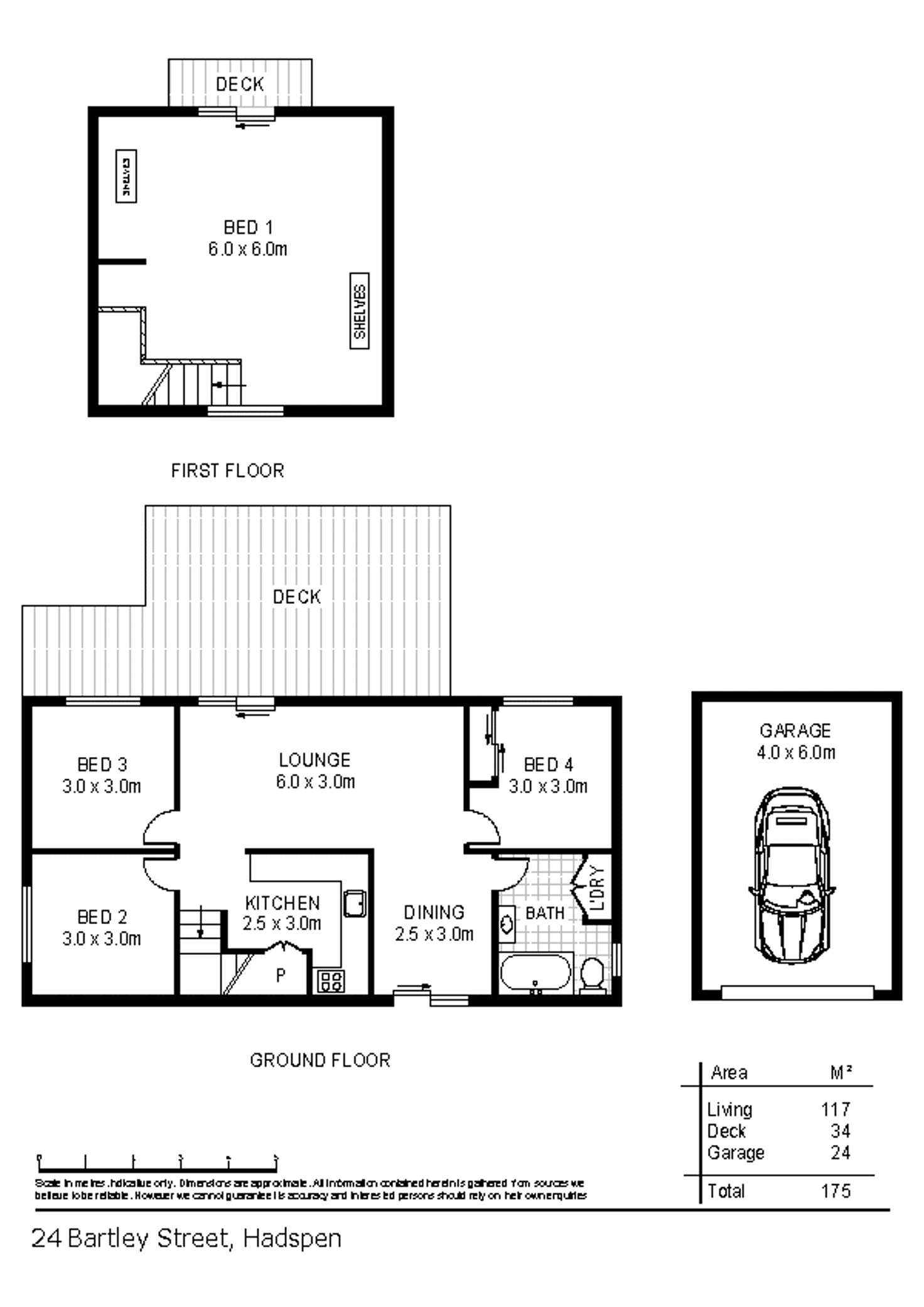 Floorplan of Homely house listing, 24 Bartley Street, Hadspen TAS 7290
