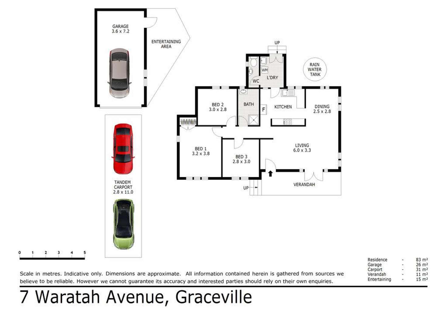Floorplan of Homely house listing, 7 Waratah Avenue, Graceville QLD 4075
