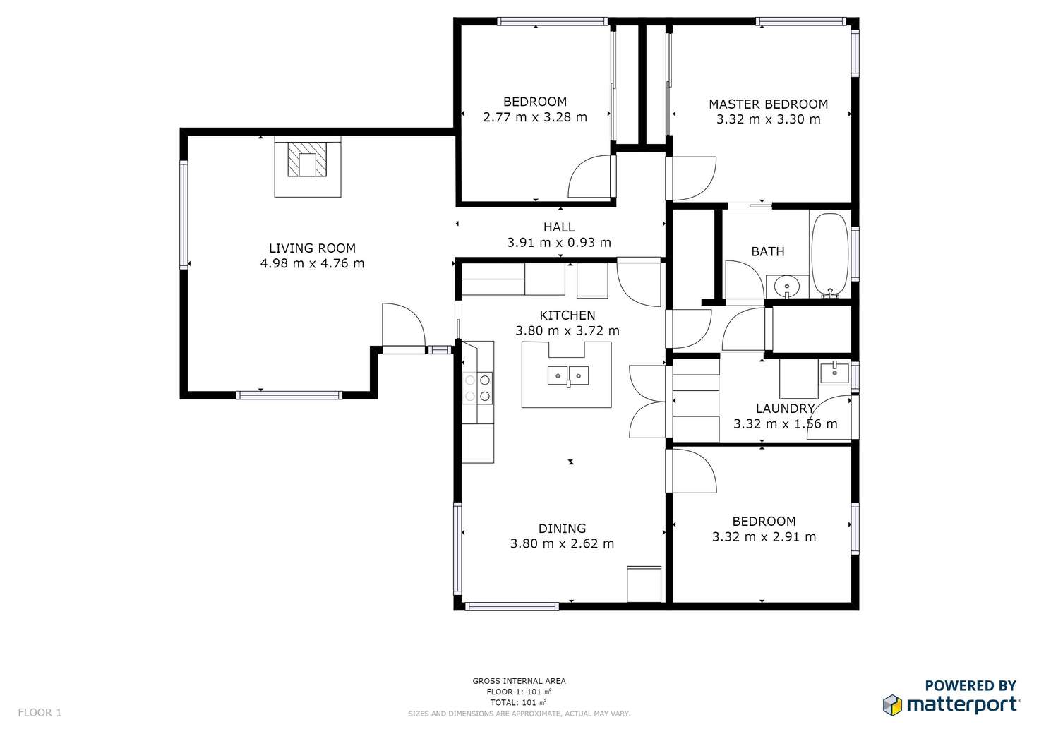 Floorplan of Homely house listing, 26 Domaille Crescent, Swan Hill VIC 3585