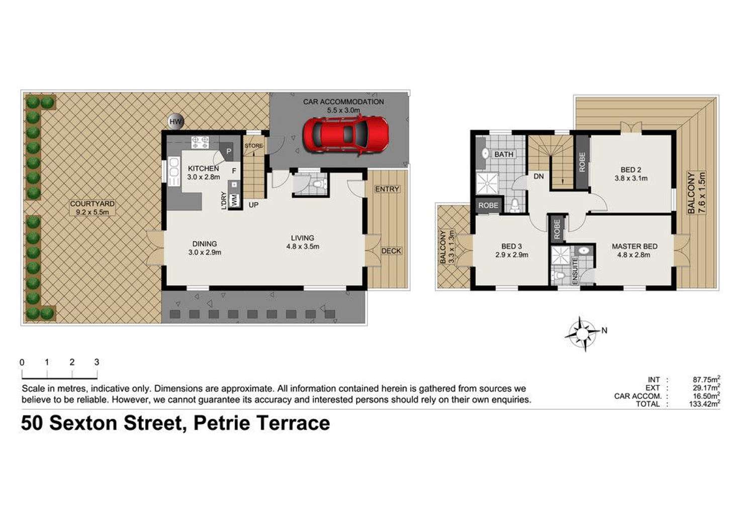 Floorplan of Homely house listing, 50 Sexton Street, Petrie Terrace QLD 4000
