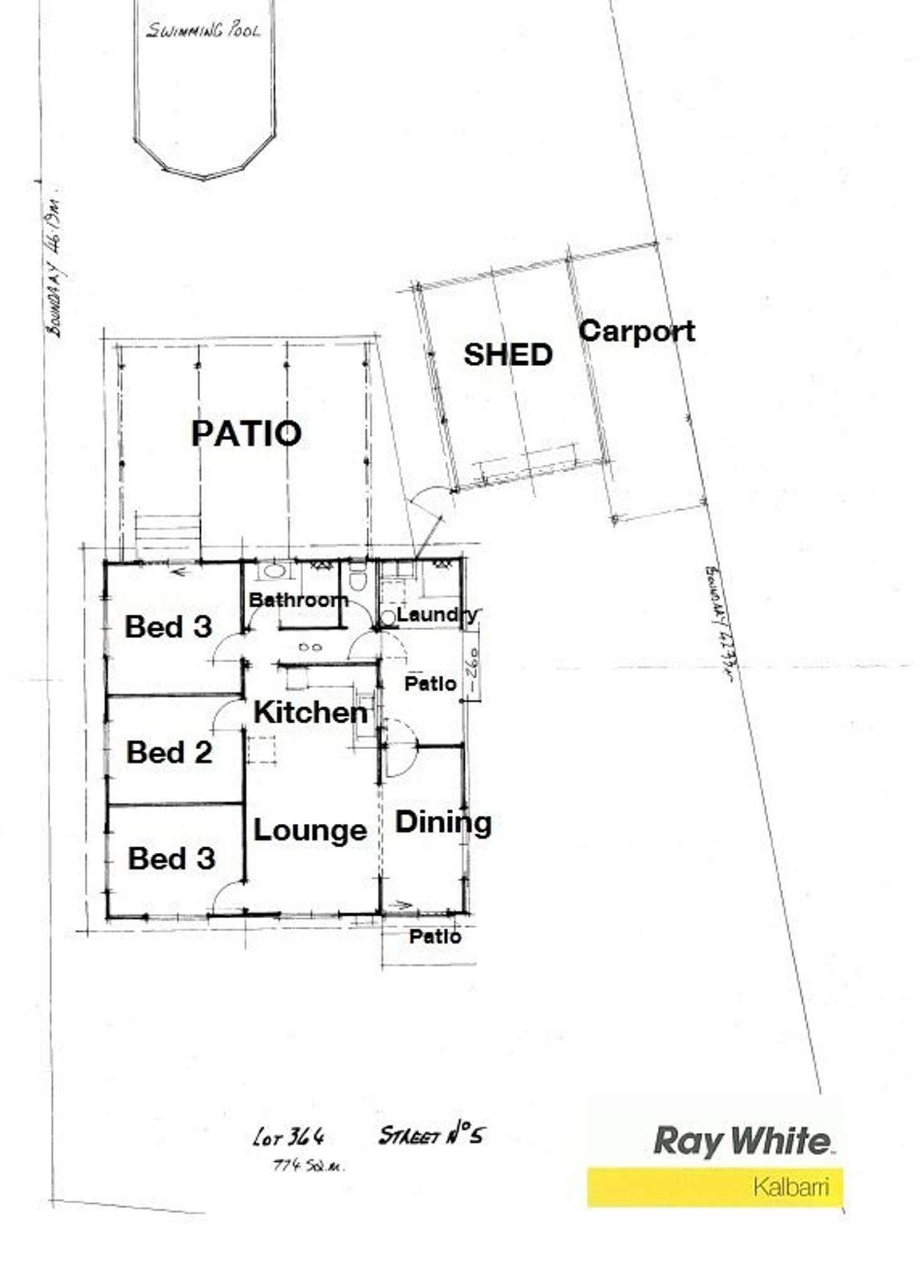 Floorplan of Homely house listing, 5 Penn Street, Kalbarri WA 6536