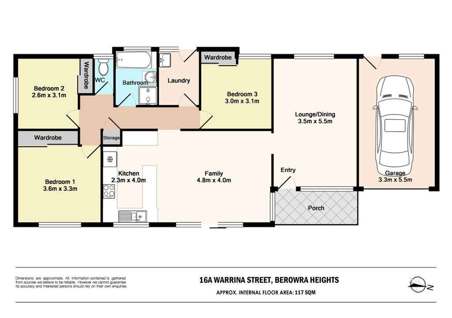 Floorplan of Homely house listing, 16a Warrina Street, Berowra Heights NSW 2082