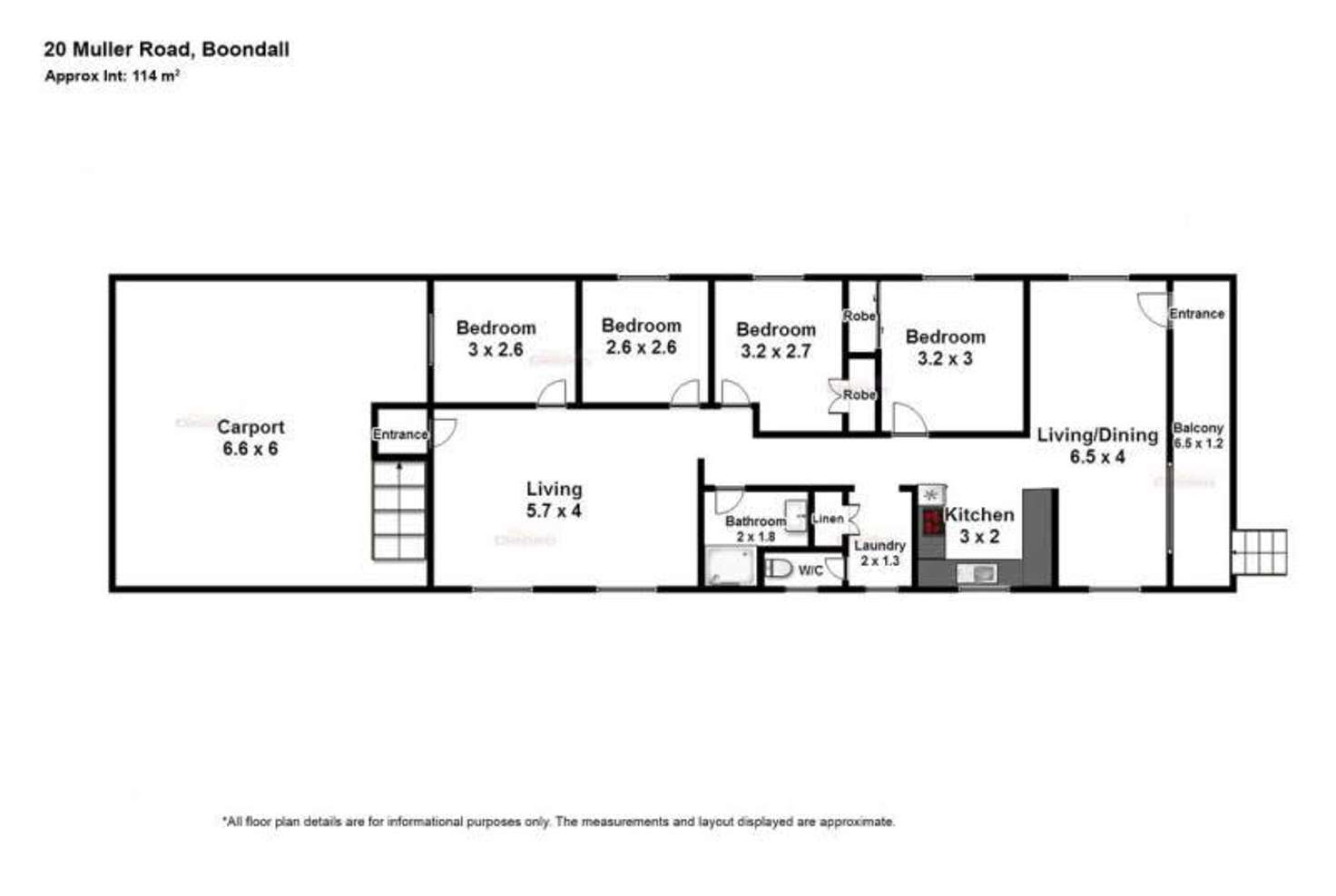 Floorplan of Homely house listing, 20 Muller Road, Boondall QLD 4034