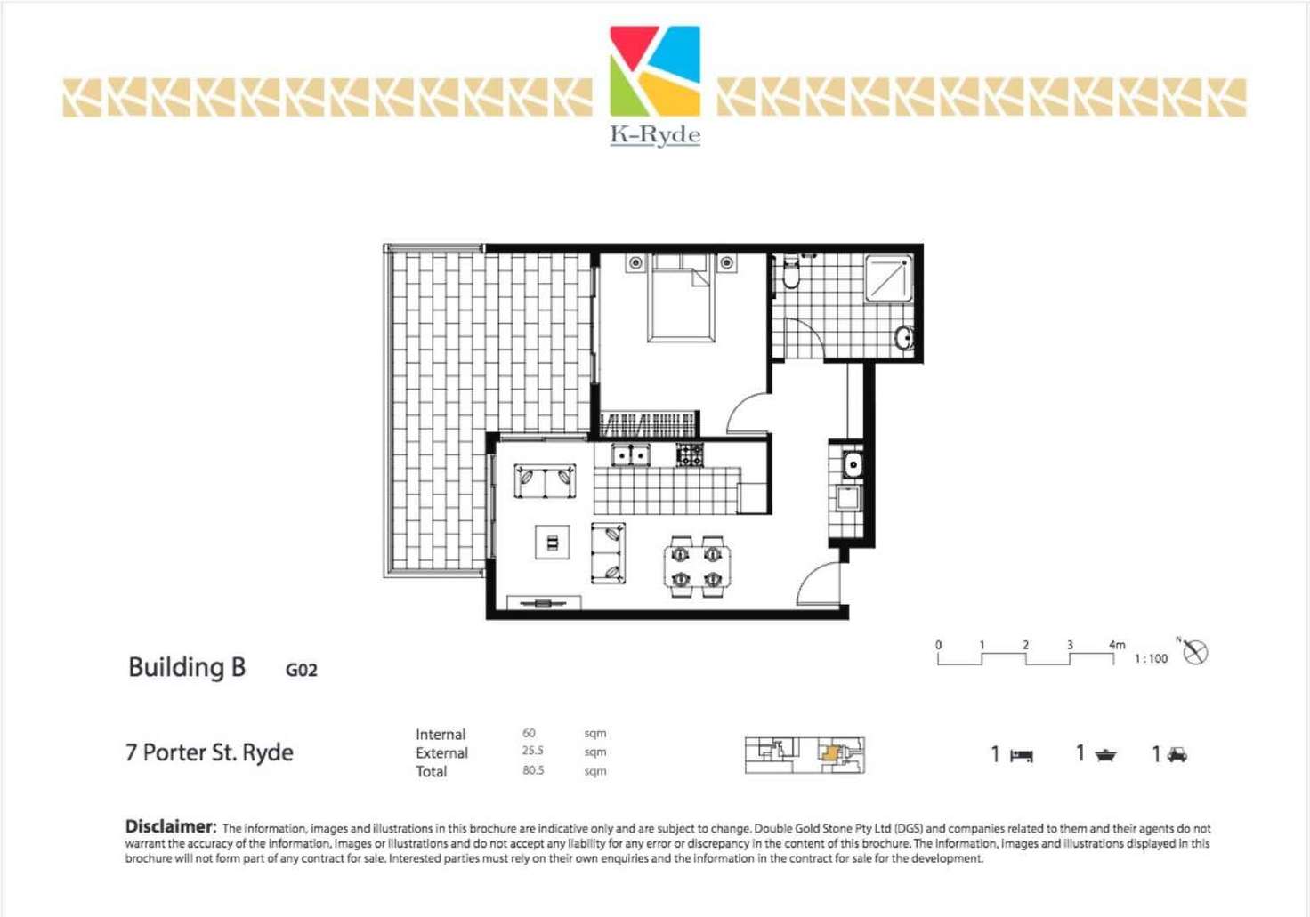 Floorplan of Homely apartment listing, 19/7 Porter Street, Ryde NSW 2112