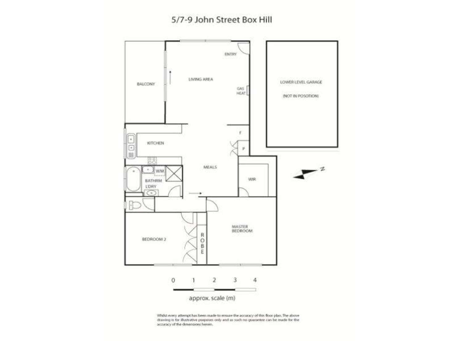 Floorplan of Homely apartment listing, 5/7-9 John Street, Box Hill VIC 3128