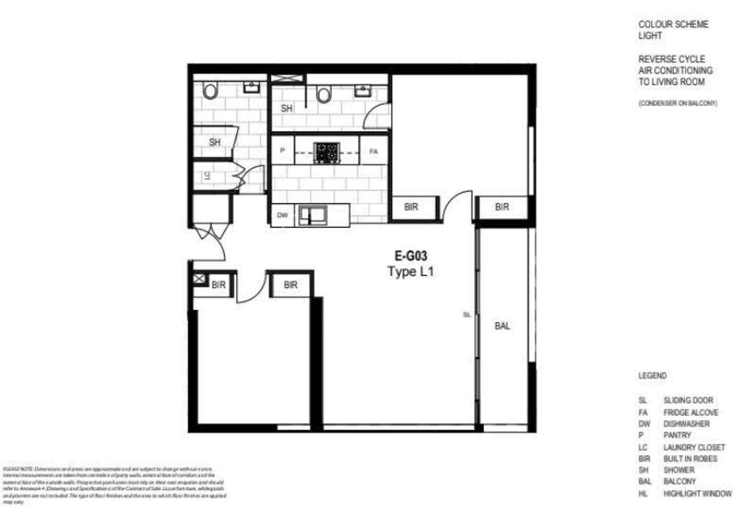 Floorplan of Homely apartment listing, EG03/11 Flockhart Street, Abbotsford VIC 3067