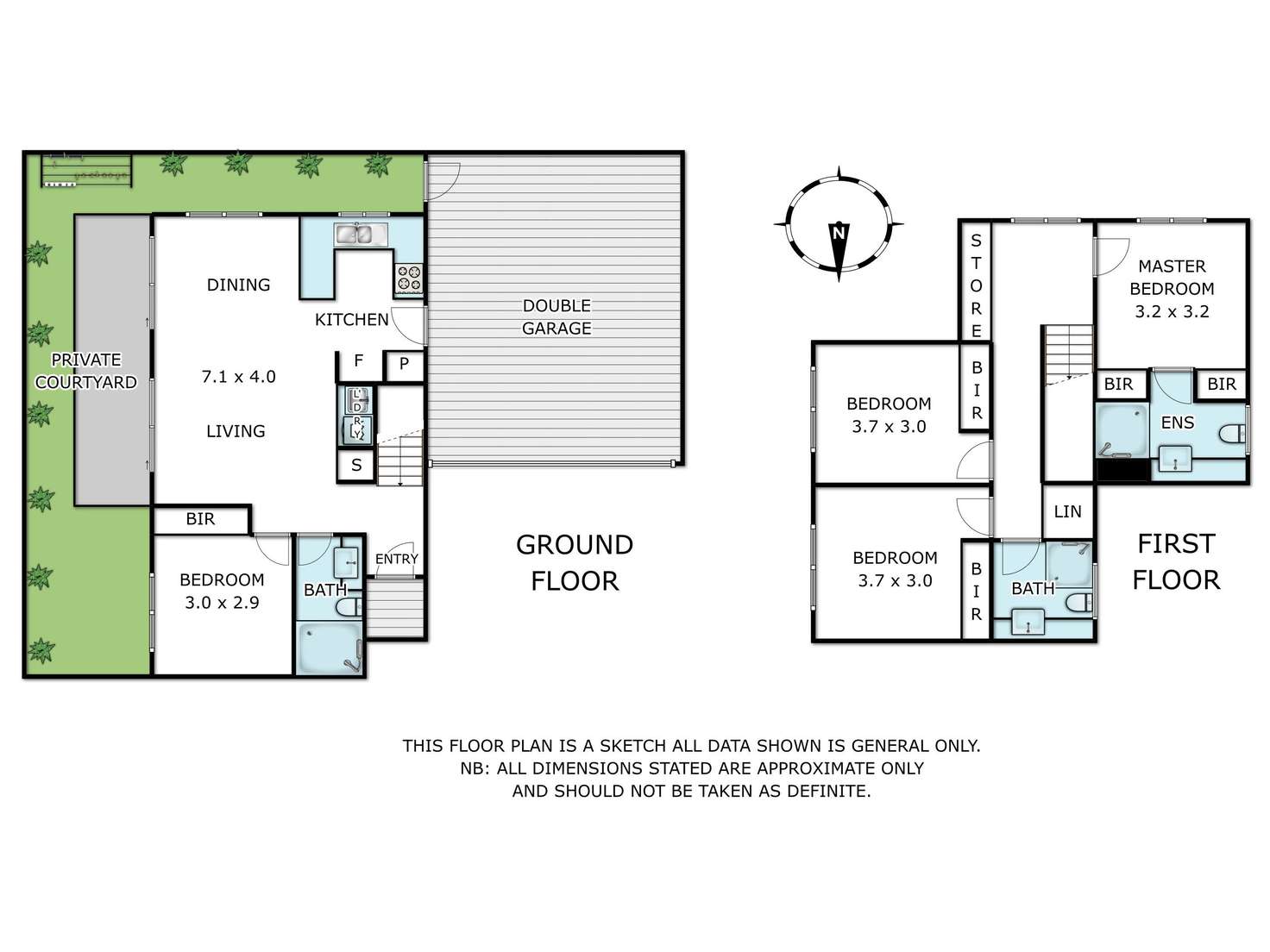 Floorplan of Homely townhouse listing, 5/169 Surrey Road, Blackburn VIC 3130
