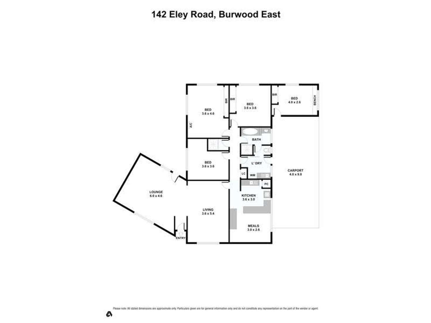 Floorplan of Homely house listing, 142 Eley Road, Burwood East VIC 3151