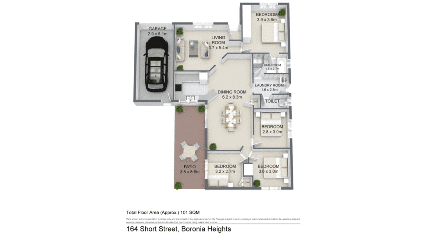 Floorplan of Homely house listing, 164 Short Street, Boronia Heights QLD 4124